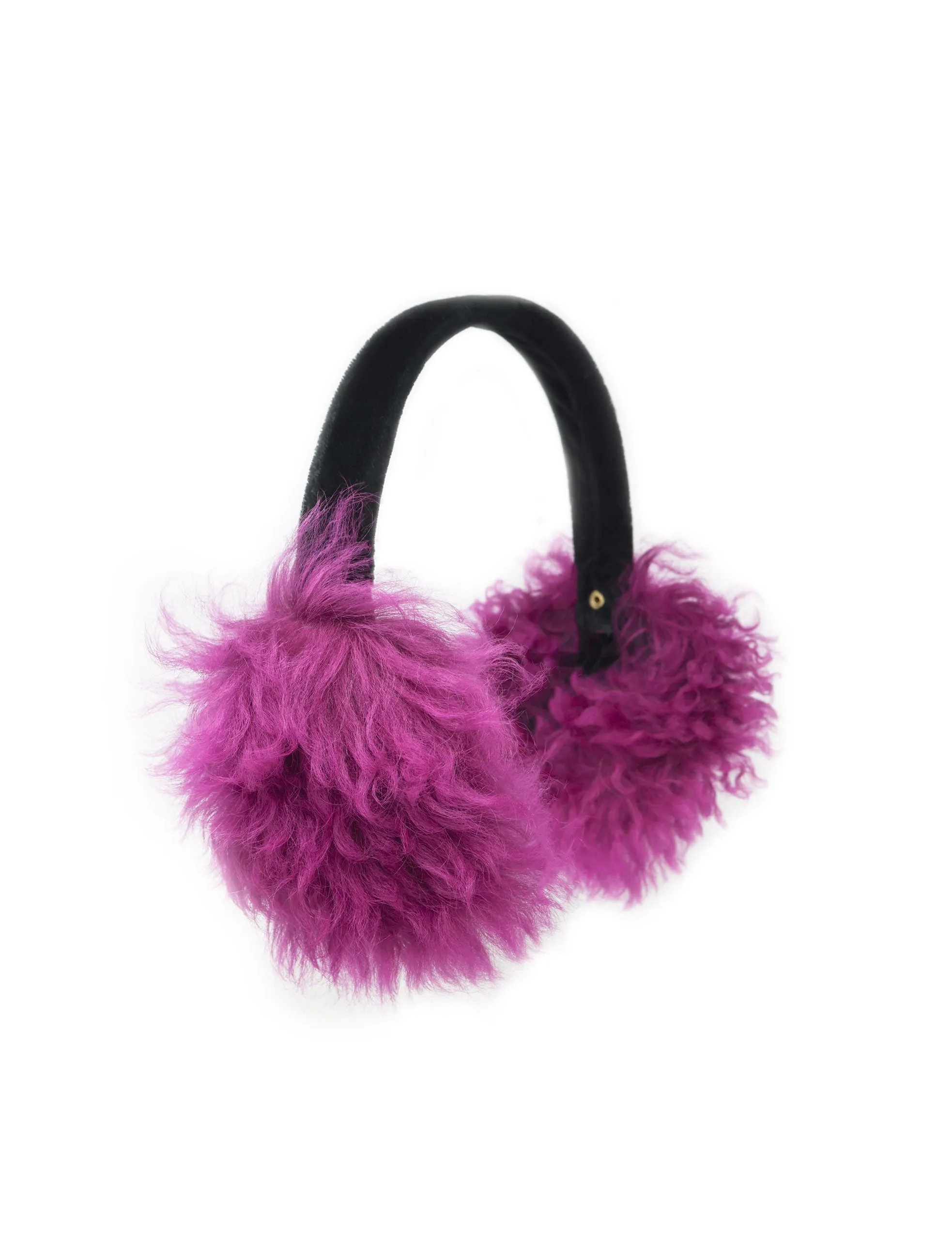 Curly Shearling Earmuffs sold by Pologeorgis product image thumbnail 4