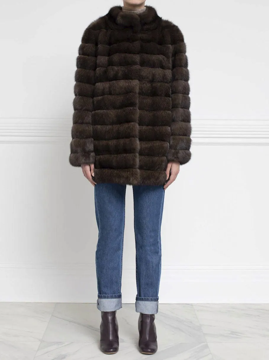 The Alexa Barguzin Sable Coat sold by Pologeorgis product image thumbnail 5