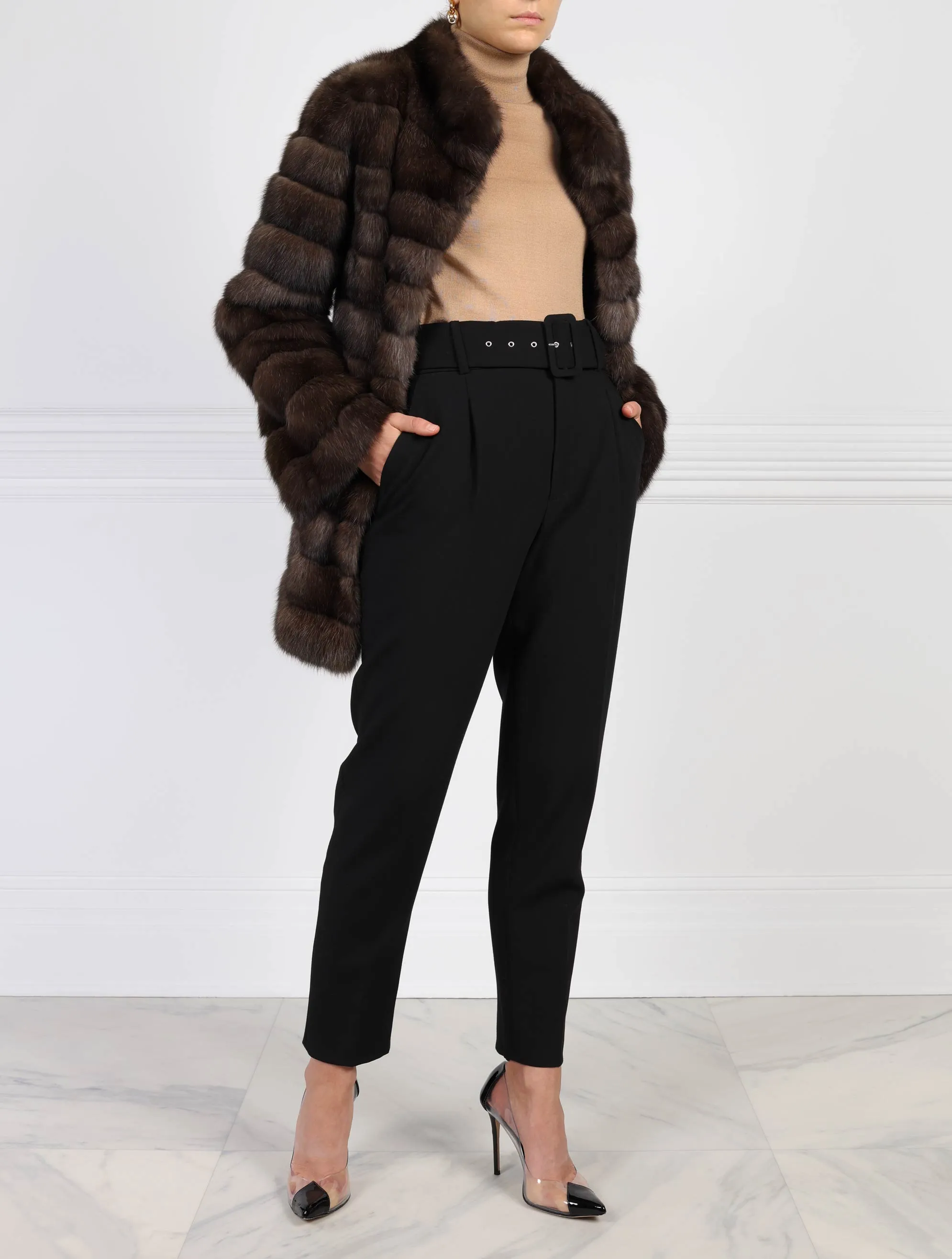 The Alexa Barguzin Sable Coat sold by Pologeorgis