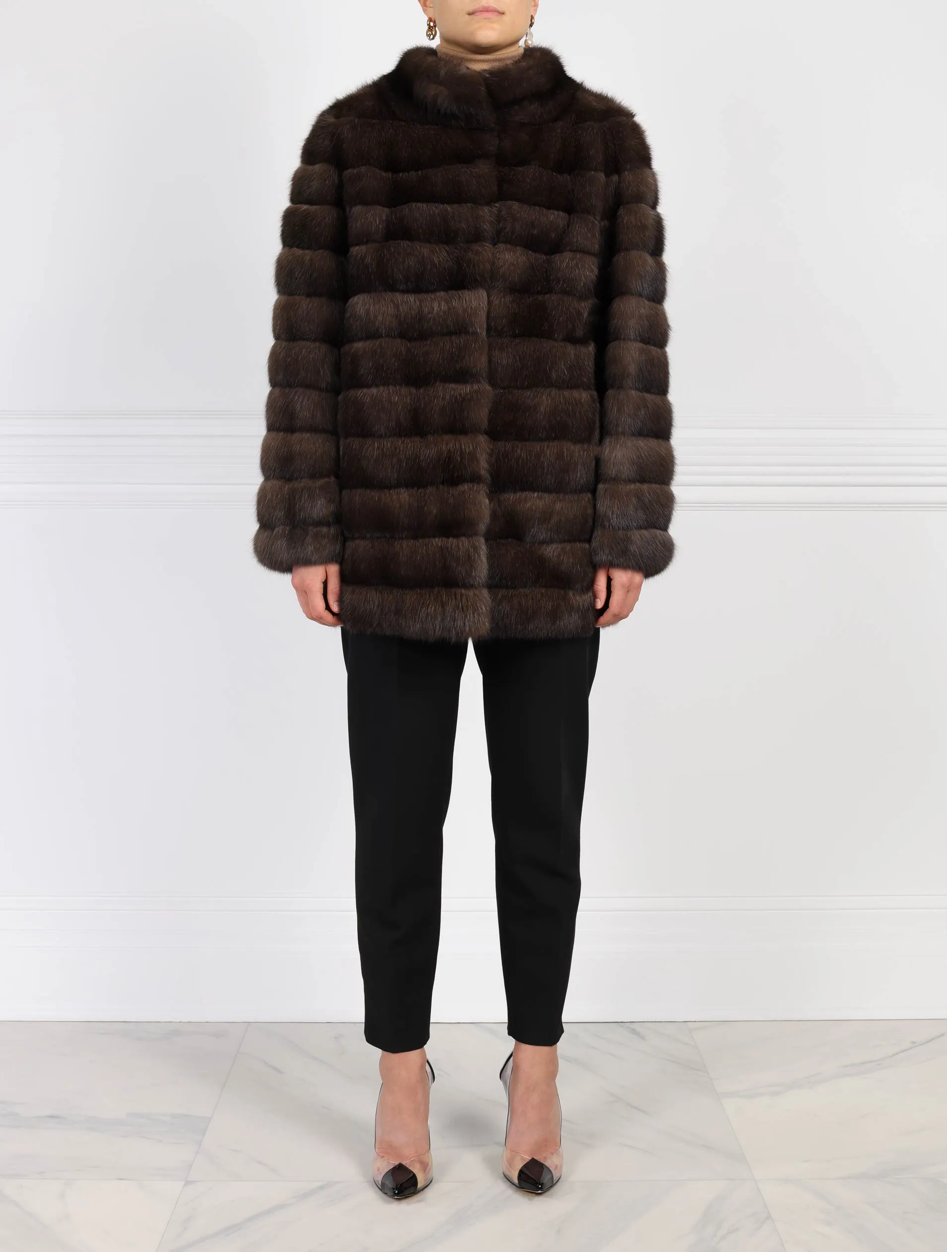The Alexa Barguzin Sable Coat sold by Pologeorgis product image thumbnail 2