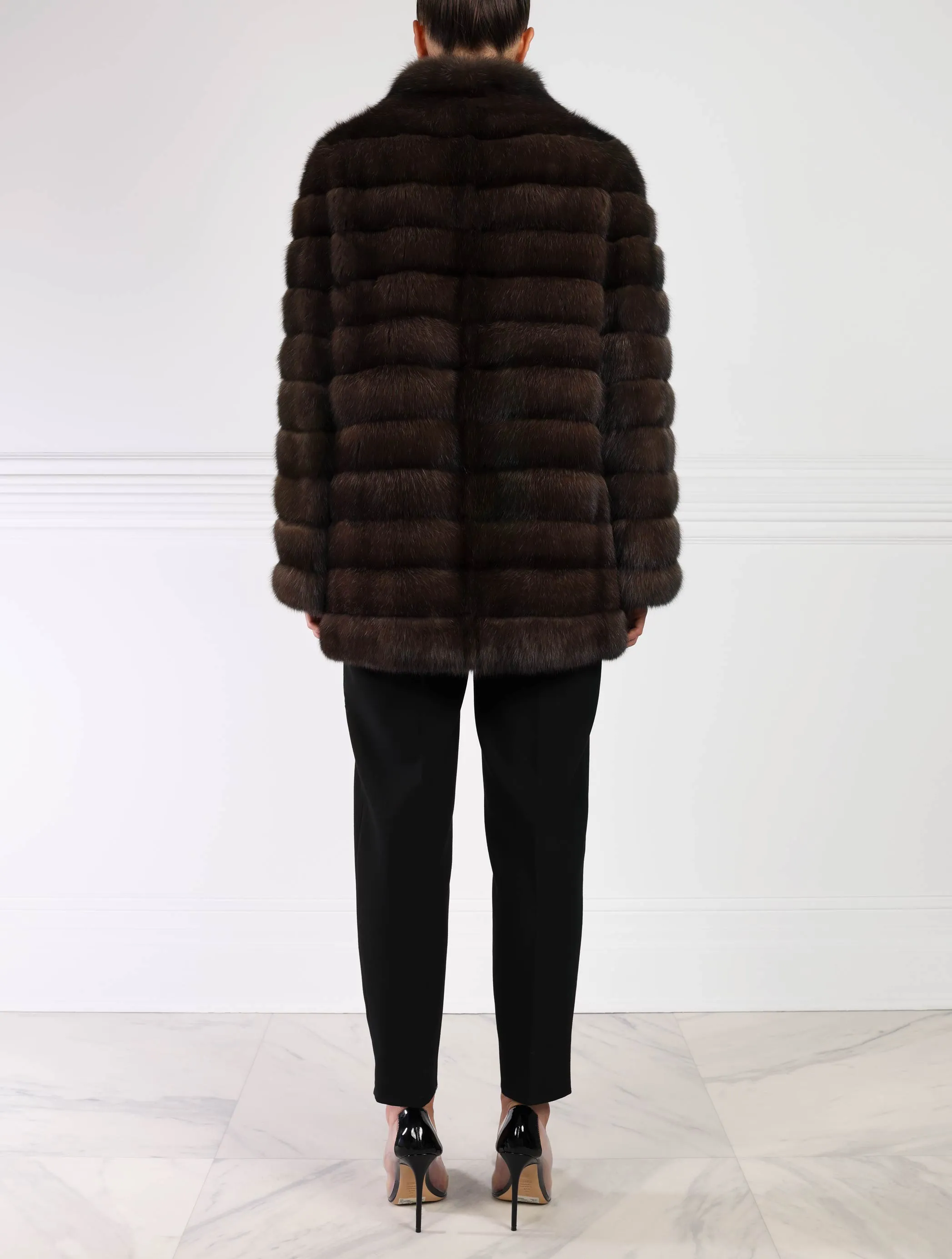 The Alexa Barguzin Sable Coat sold by Pologeorgis product image thumbnail 4