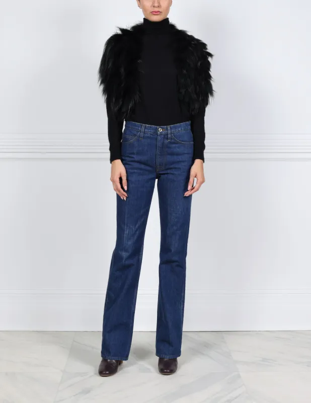 The Wispy Fur Shrug sold by Pologeorgis