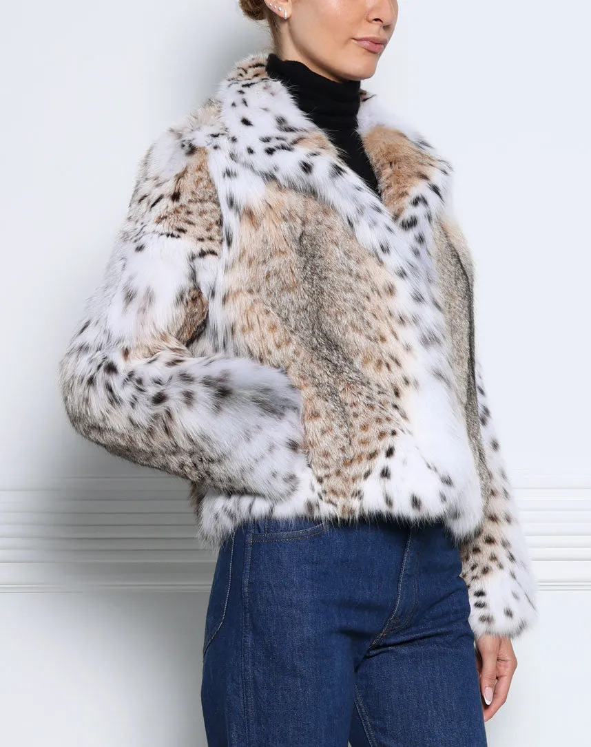 The Spotted Fur Jacket sold by Pologeorgis product image thumbnail 2