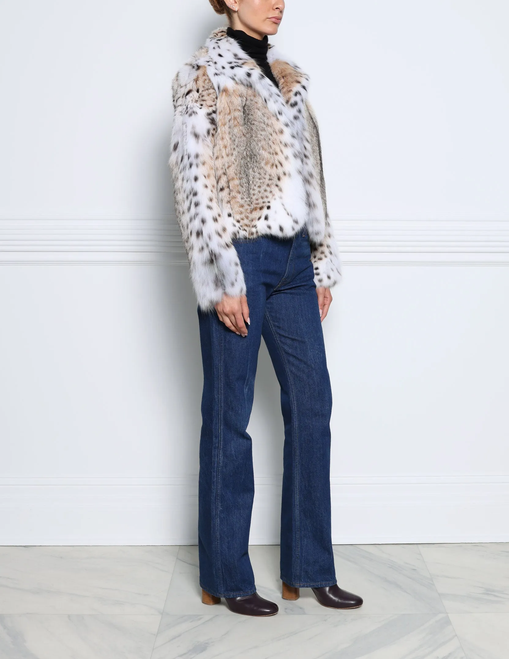 The Spotted Fur Jacket sold by Pologeorgis product image thumbnail 3