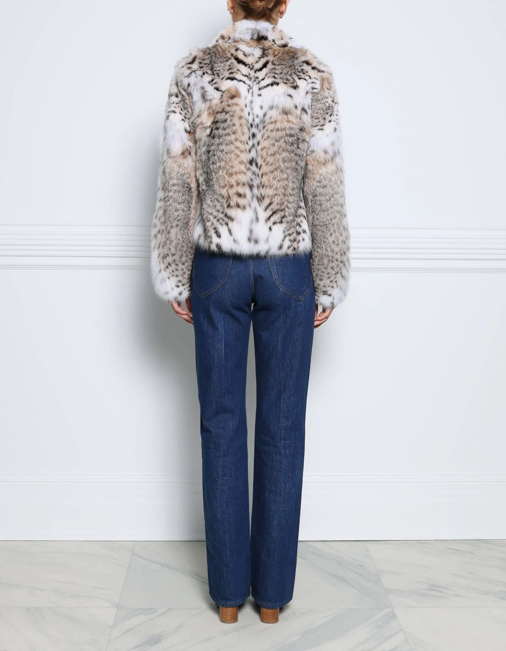The Spotted Fur Jacket sold by Pologeorgis product image thumbnail 4