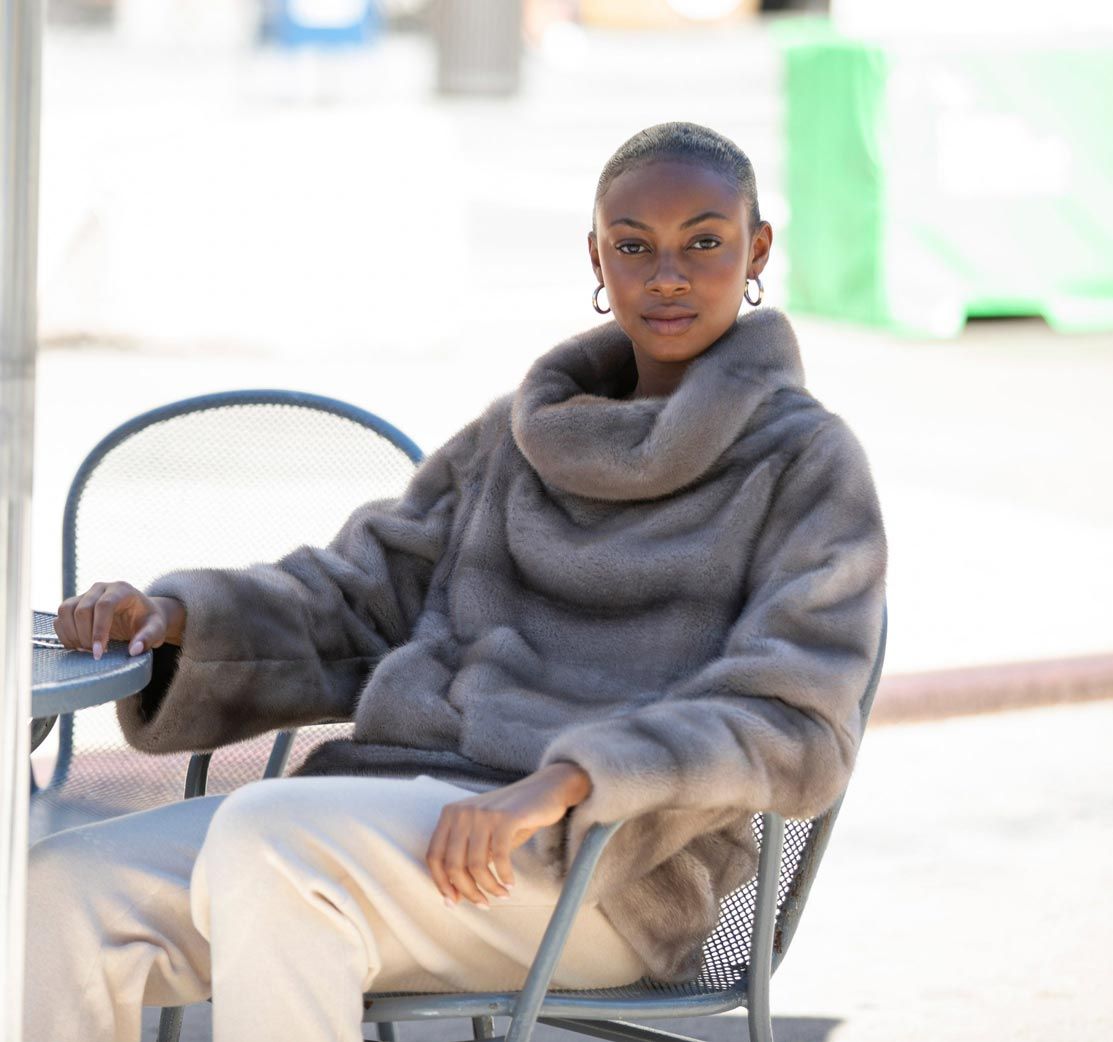 The Huntington Mink Fur Pullover sold by Pologeorgis product image thumbnail 2