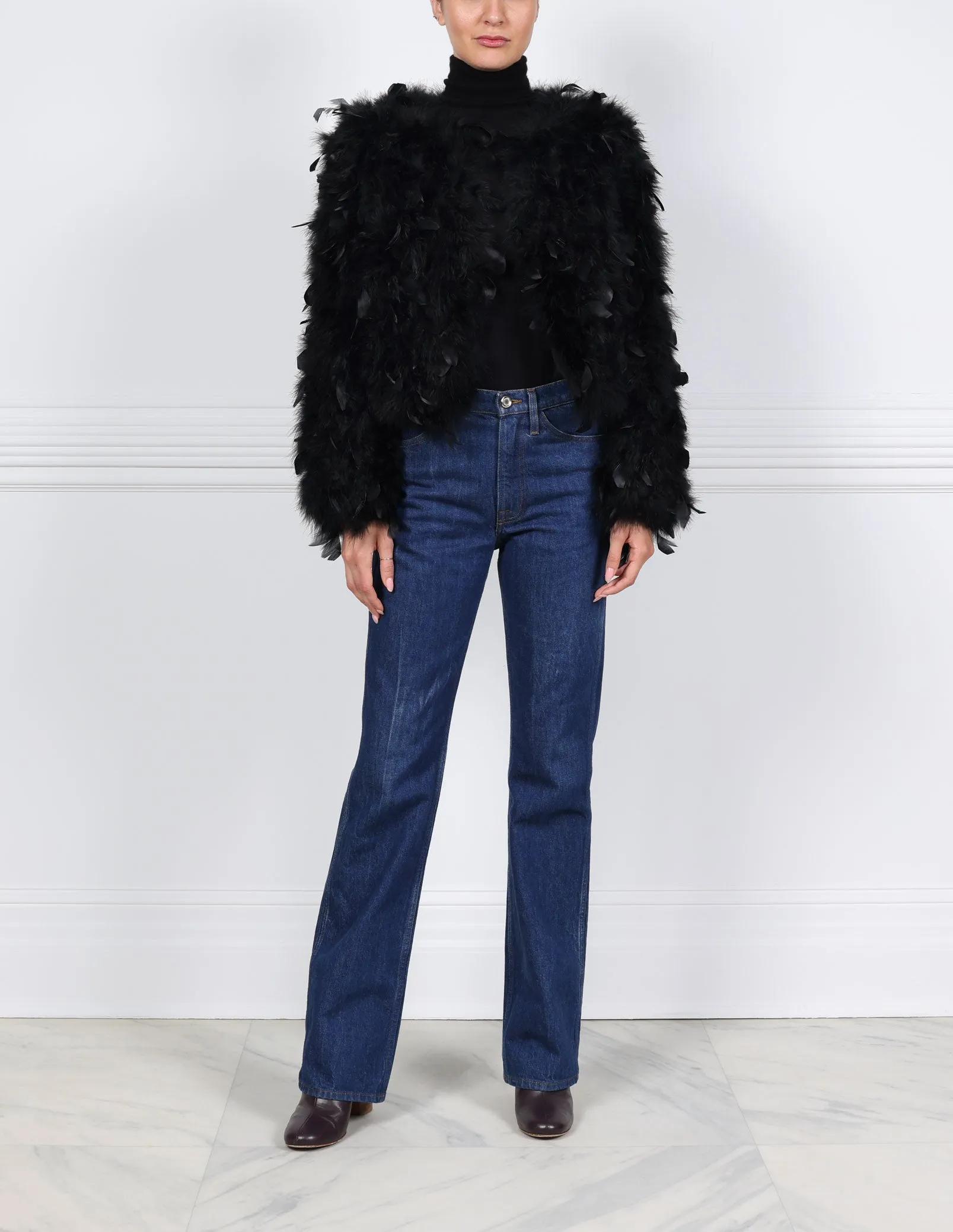 The Fifi Feather Jacket sold by Pologeorgis product image thumbnail 4