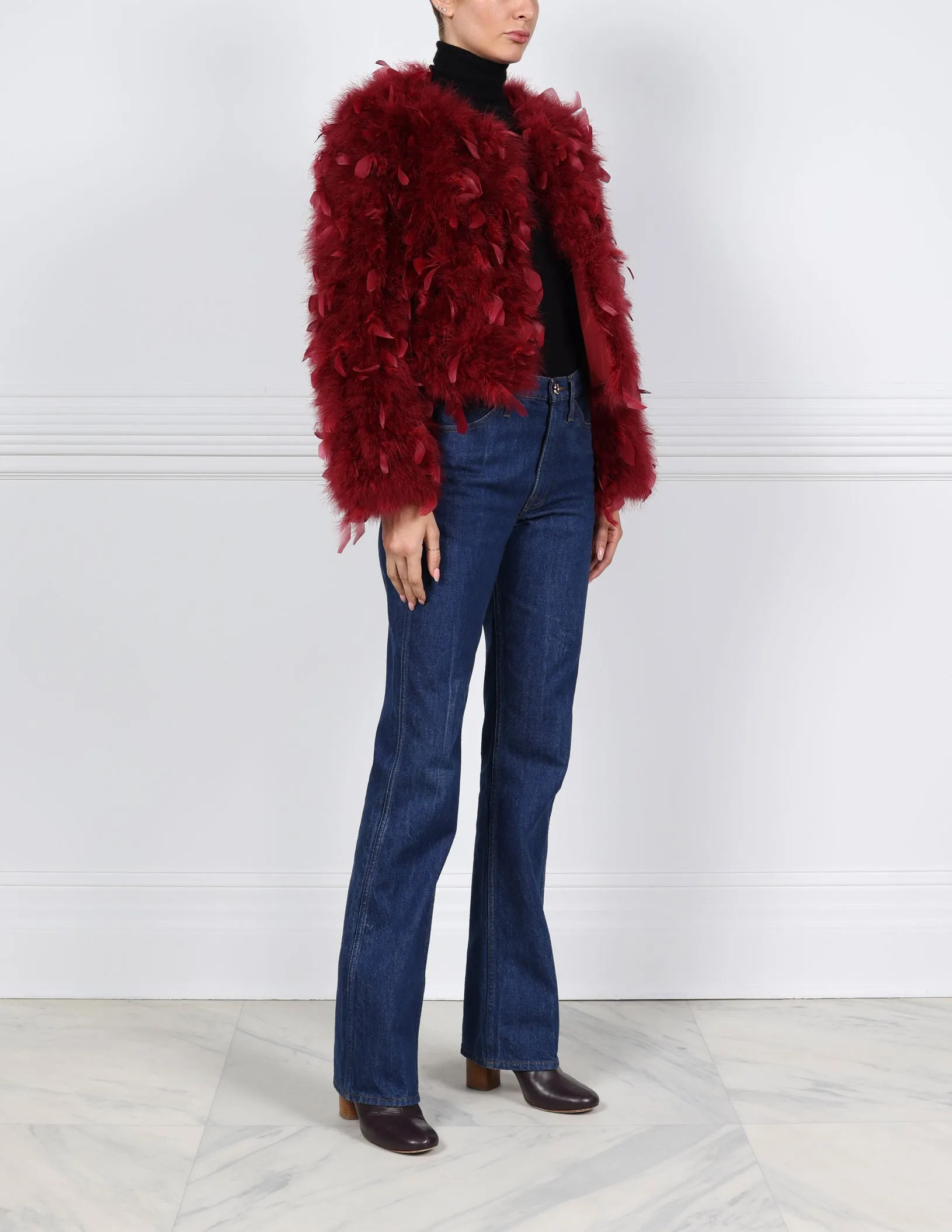 The Fifi Feather Jacket sold by Pologeorgis product image thumbnail 2