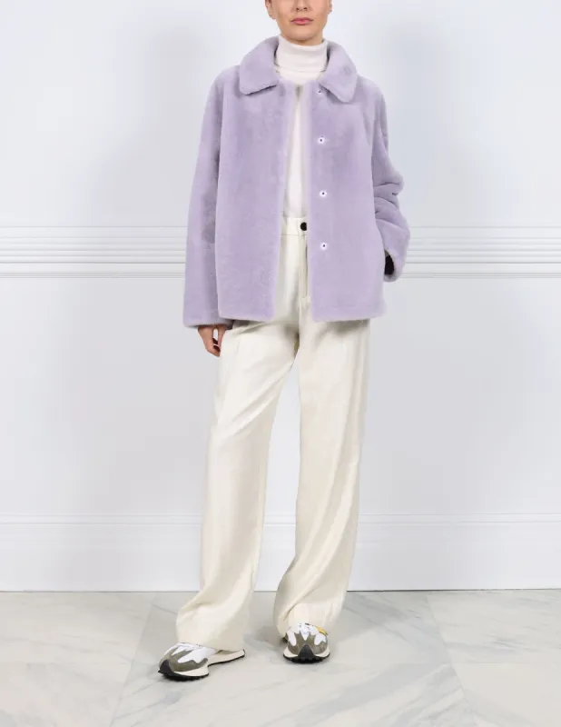 The Skye Shearling Jacket sold by Pologeorgis