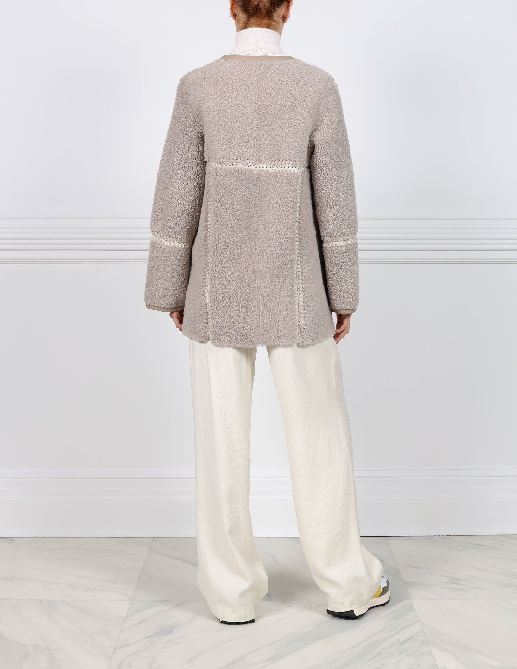 The Mila Shearling Jacket sold by Pologeorgis product image thumbnail 4