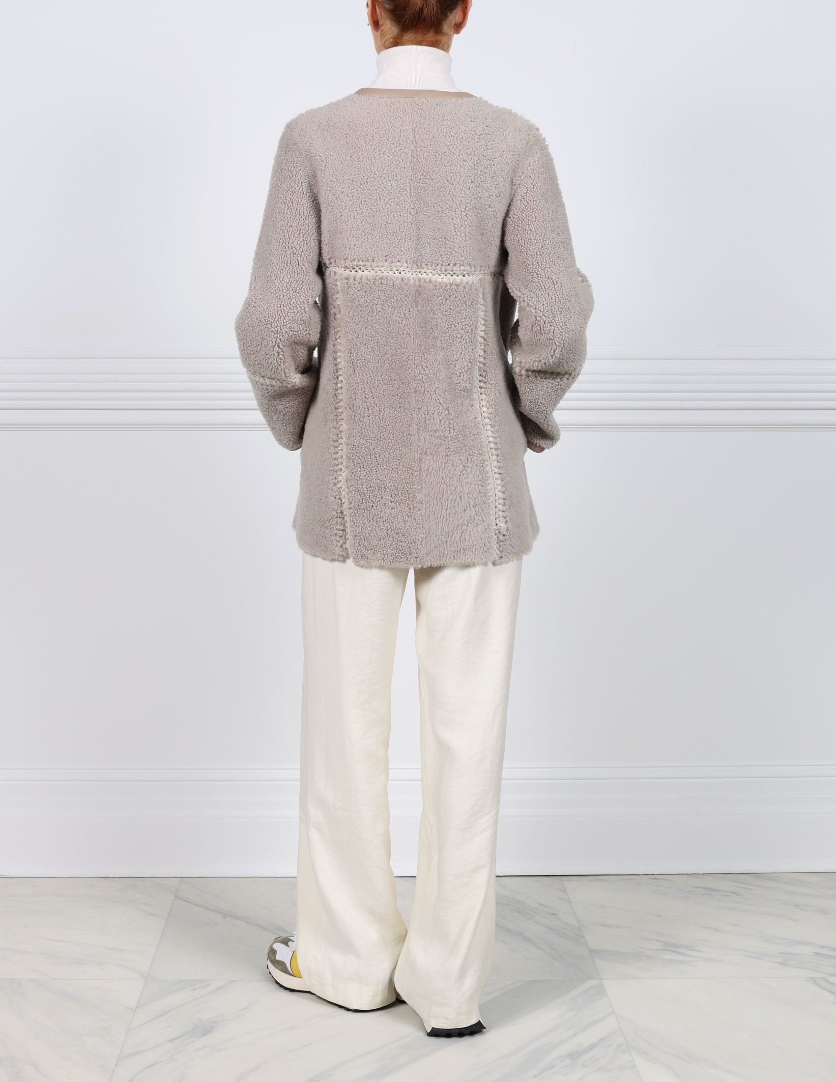 The Mila Shearling Jacket sold by Pologeorgis product image thumbnail 5