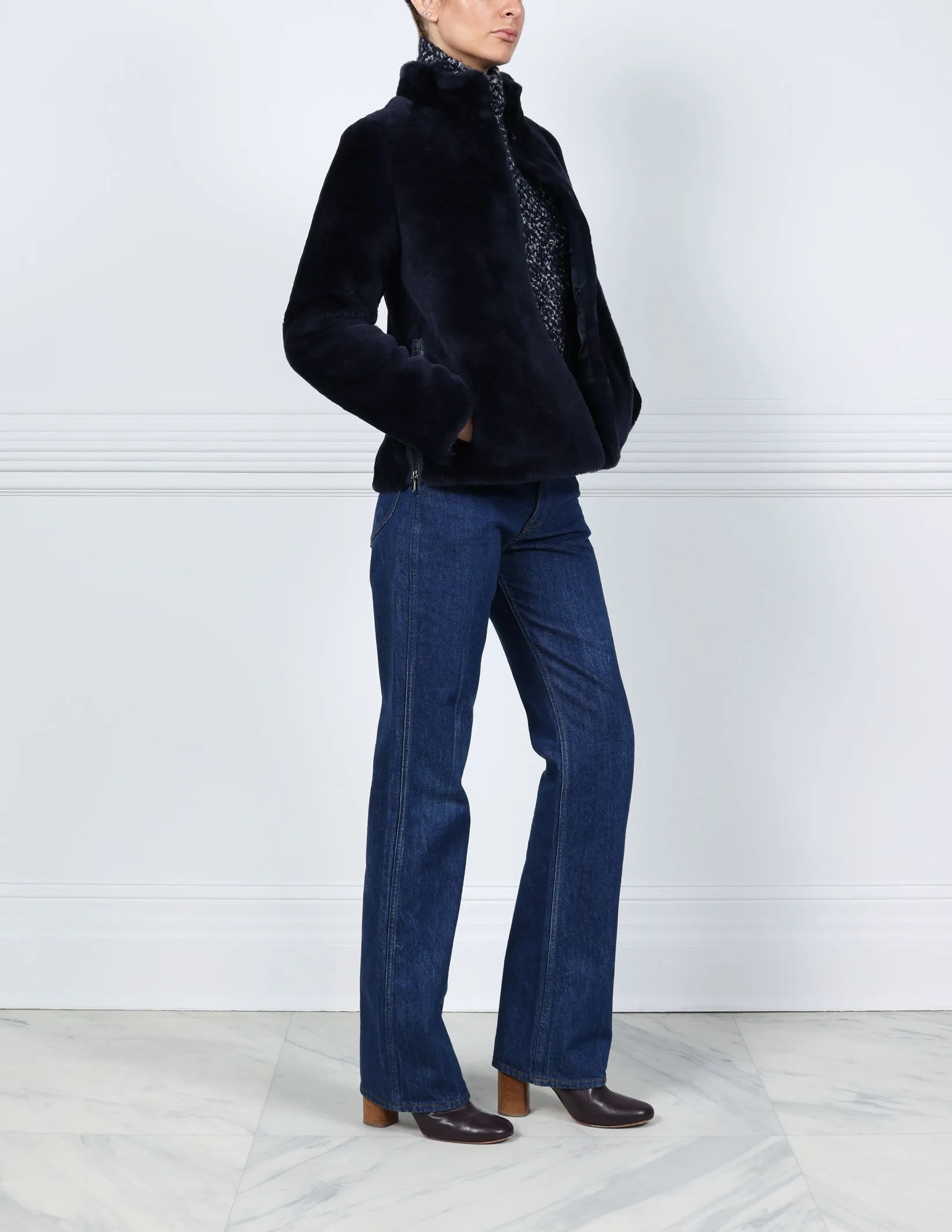 The Elaine Shearling Jacket sold by Pologeorgis product image thumbnail 2