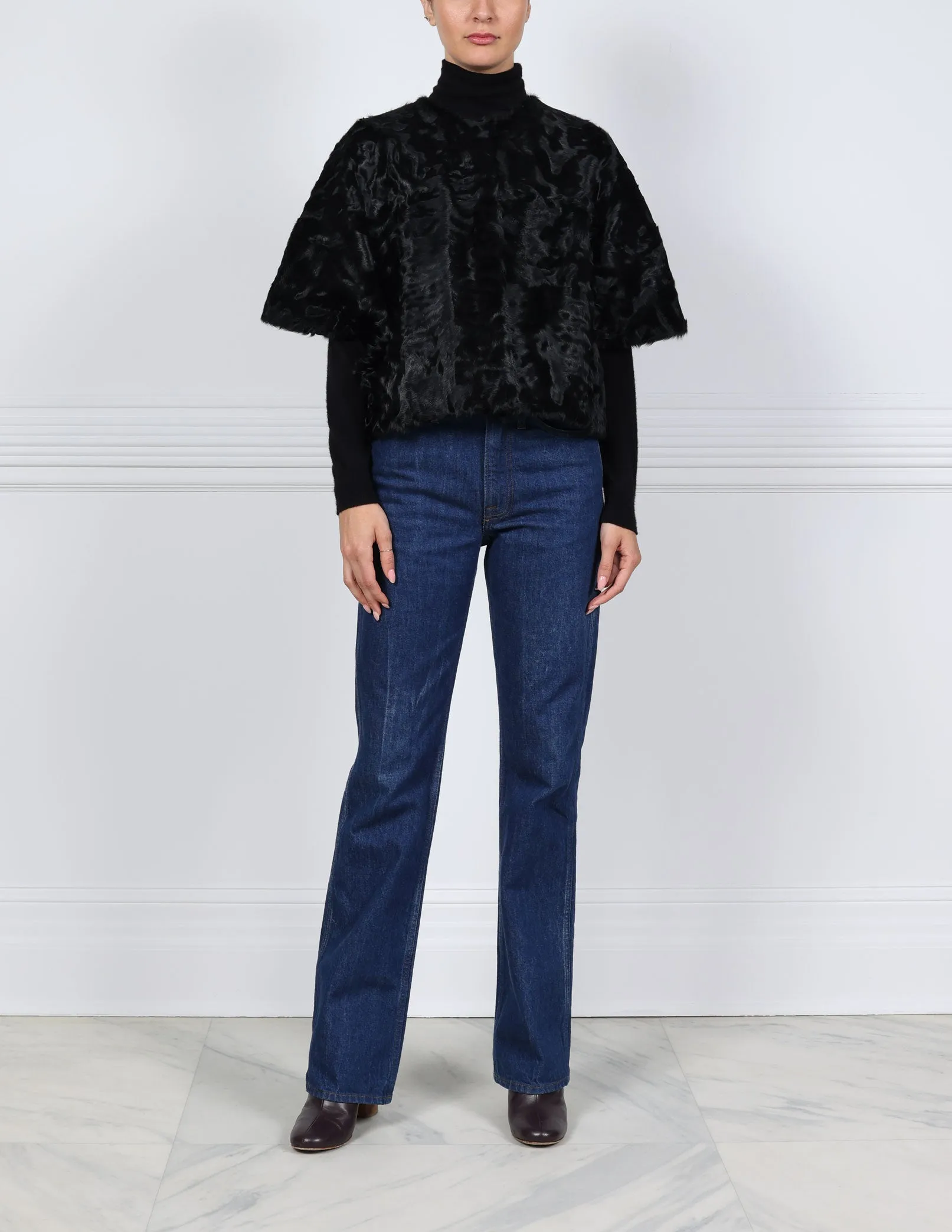 The Isabella Lamb Jacket sold by Pologeorgis