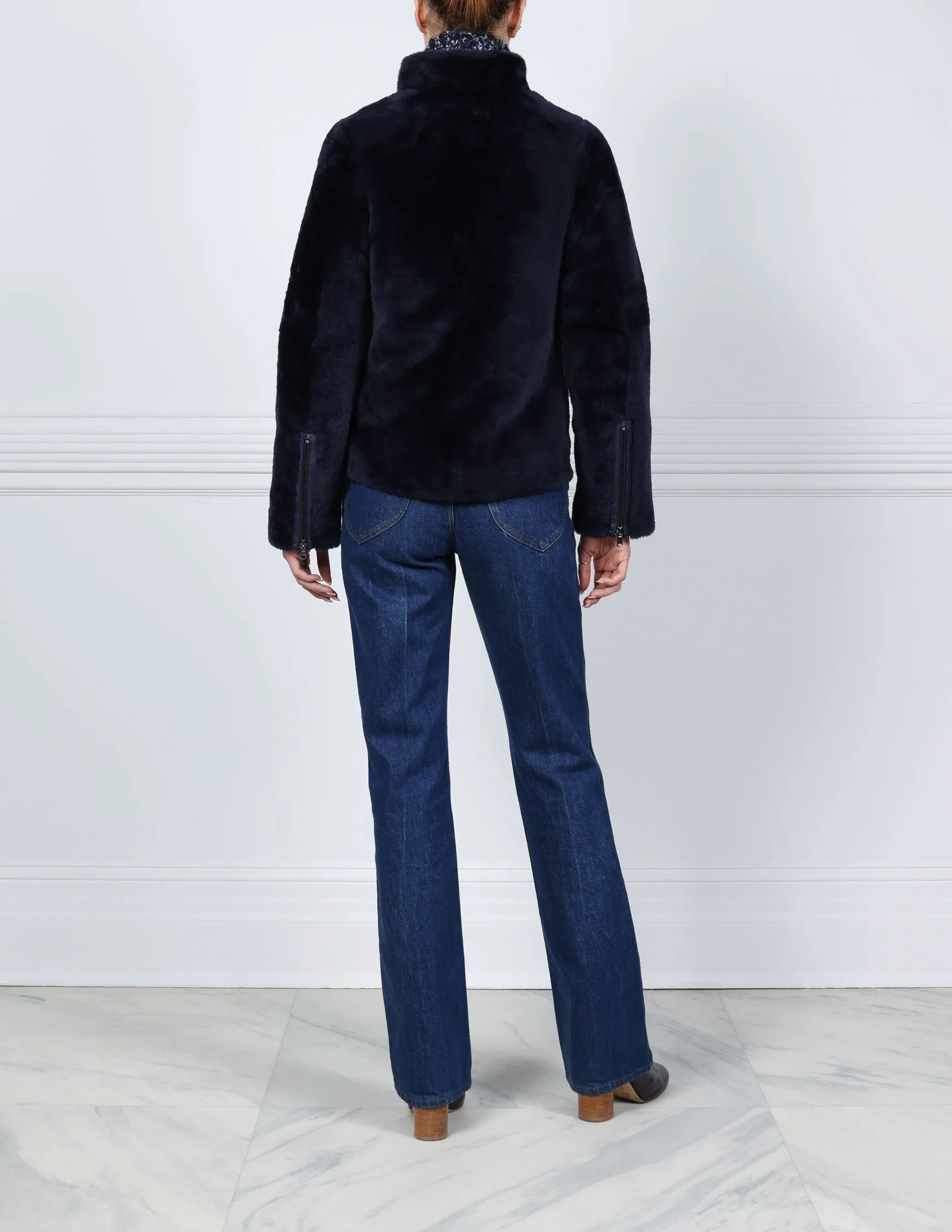 The Elaine Shearling Jacket sold by Pologeorgis product image thumbnail 4