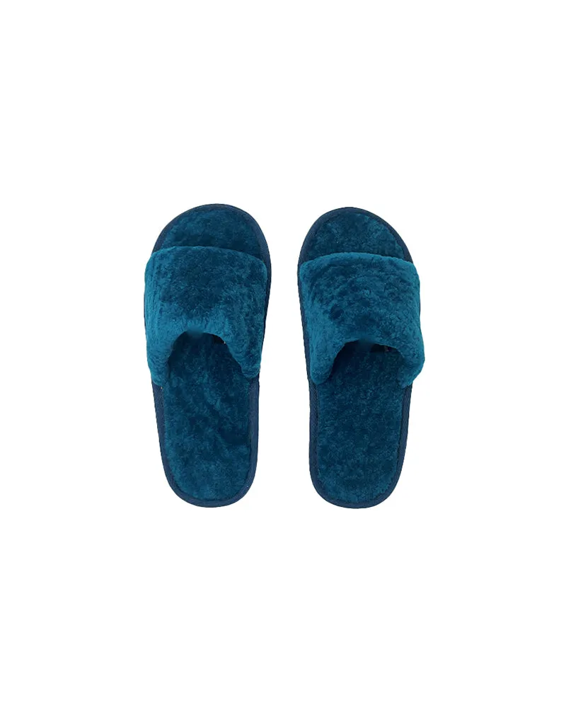 Dyed Shearling Slipper in Assorted Colors sold by Pologeorgis
