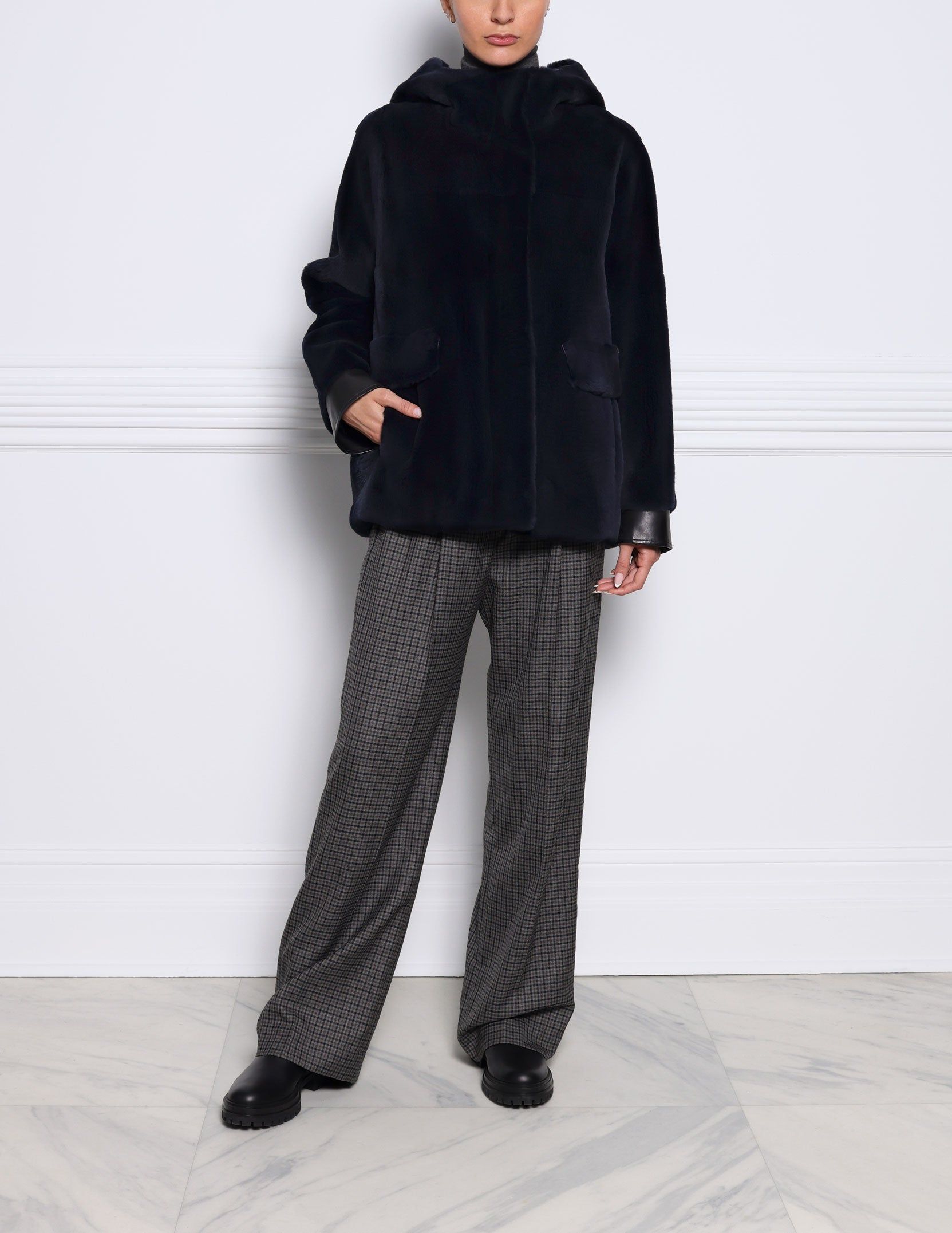 The Leila Mink Fur Jacket sold by Pologeorgis