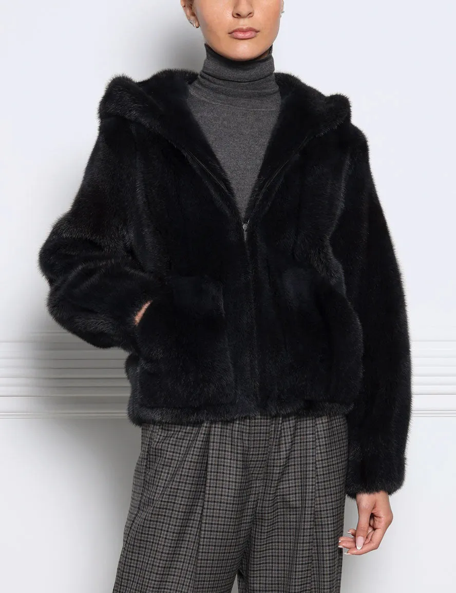 The Fern Mink Fur Jacket sold by Pologeorgis product image thumbnail 2