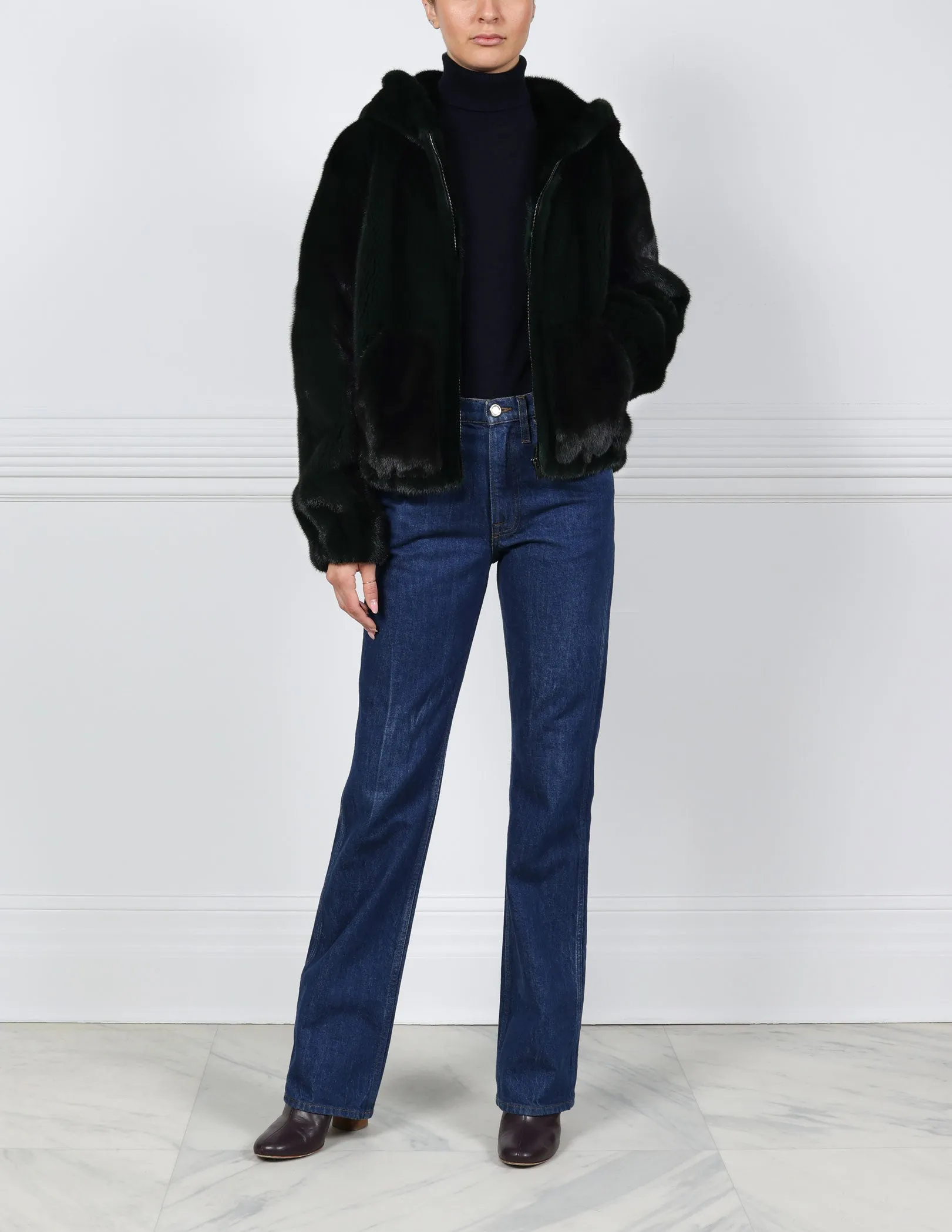 The Fern Mink Fur Jacket sold by Pologeorgis product image thumbnail 5