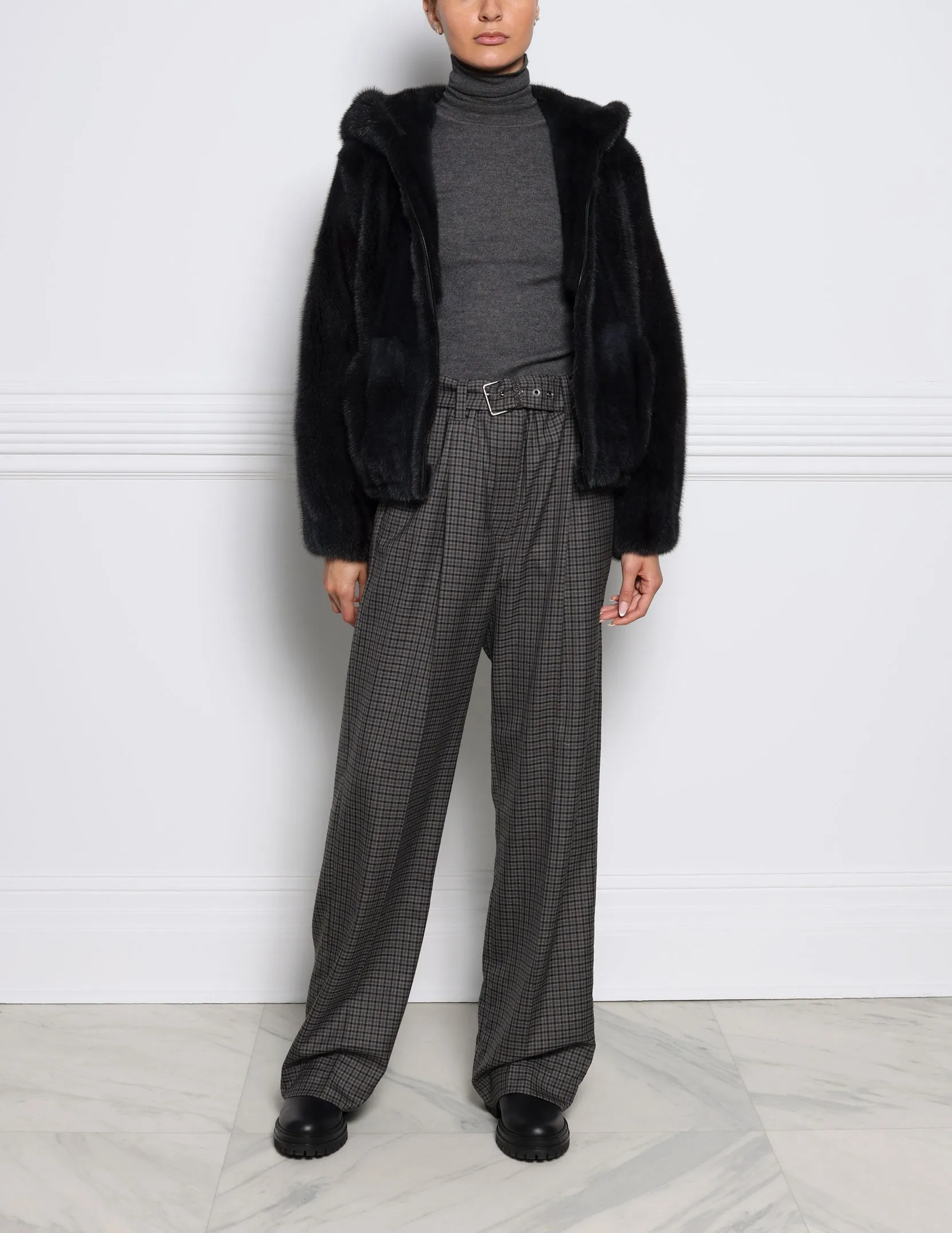 The Fern Mink Fur Jacket sold by Pologeorgis