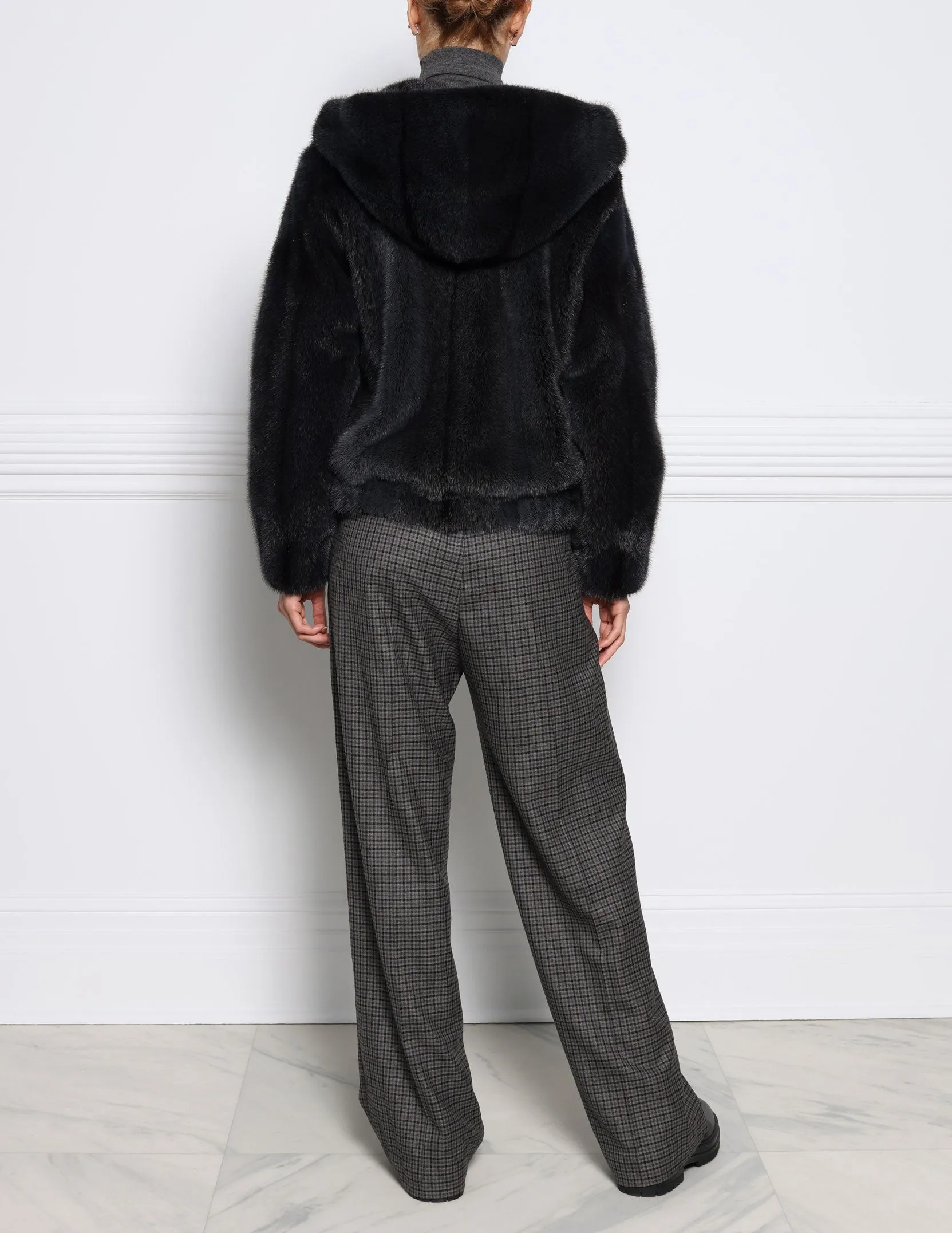 The Fern Mink Fur Jacket sold by Pologeorgis product image thumbnail 4