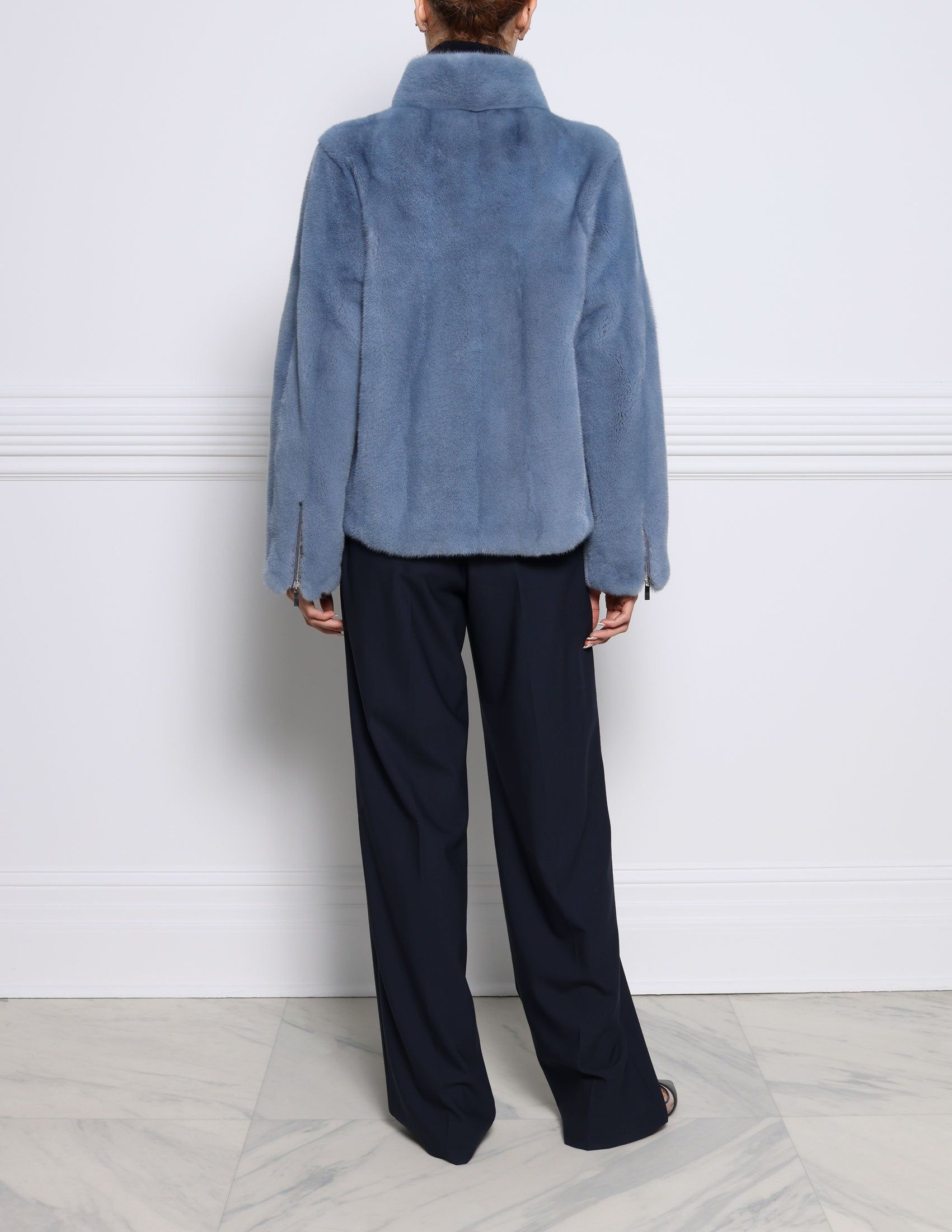 The Leighton Mink Fur Jacket sold by Pologeorgis product image thumbnail 3