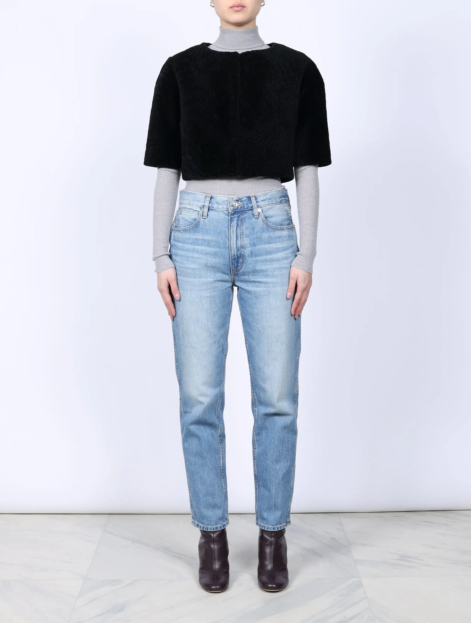 The Cosmos Shearling Jacket sold by Pologeorgis product image thumbnail 5