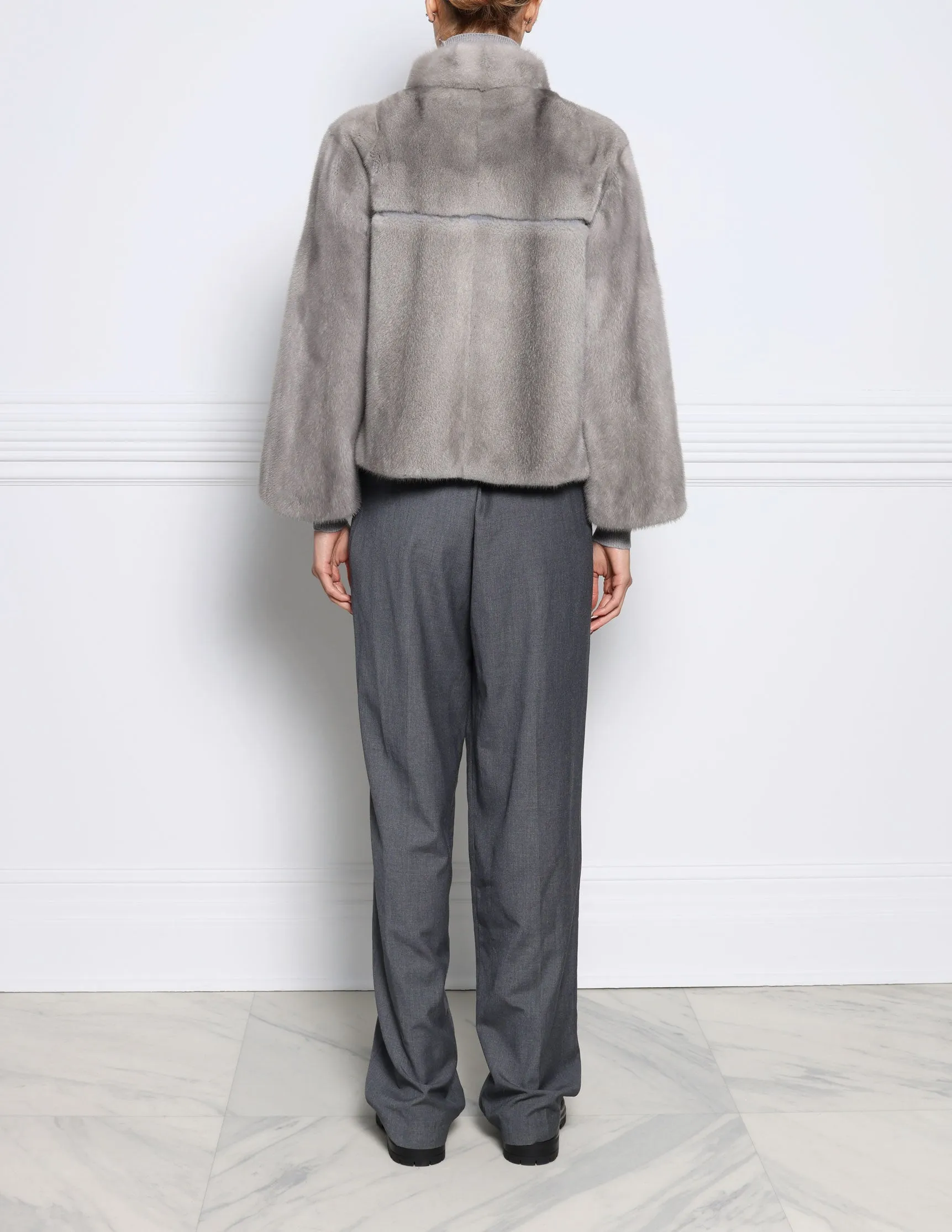 The Sawyer Mink Fur Jacket sold by Pologeorgis product image thumbnail 3