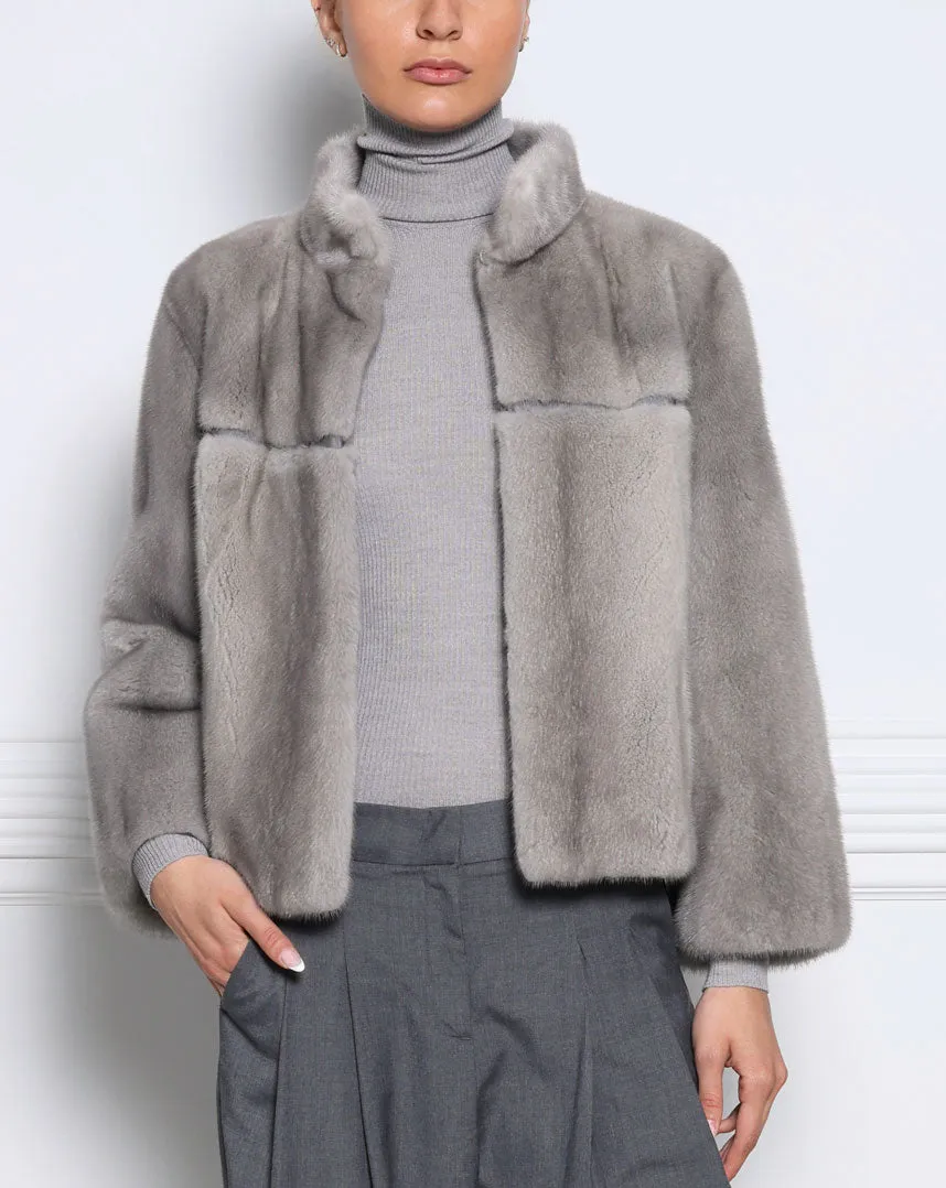 The Sawyer Mink Fur Jacket sold by Pologeorgis product image thumbnail 4