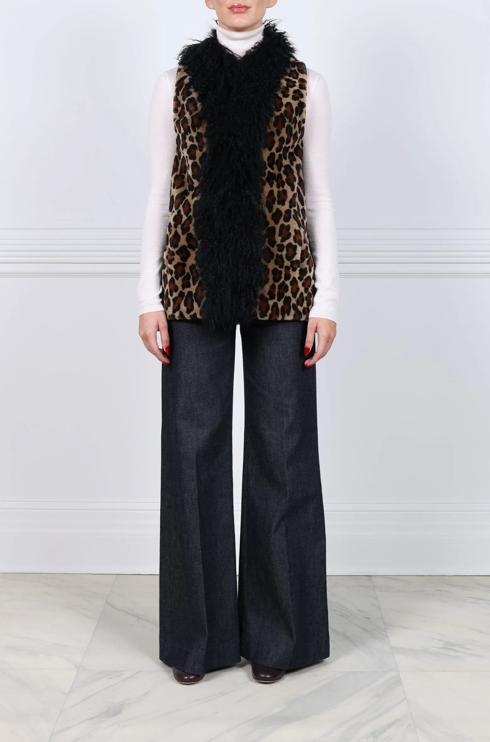 The Eden Shearling Vest sold by Pologeorgis