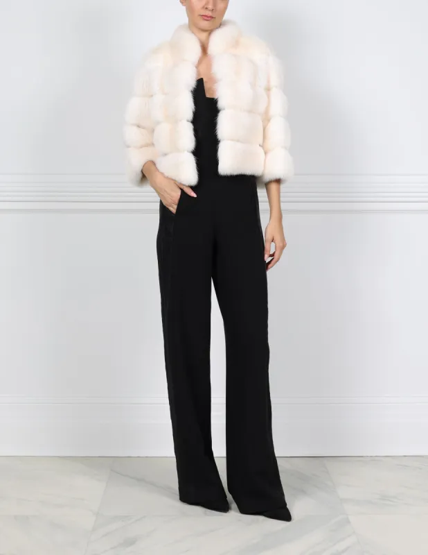 The Maeve Sable Fur Short Jacket sold by Pologeorgis