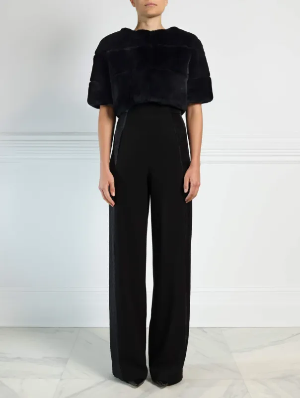 The Seagrass Fur Jacket sold by Pologeorgis