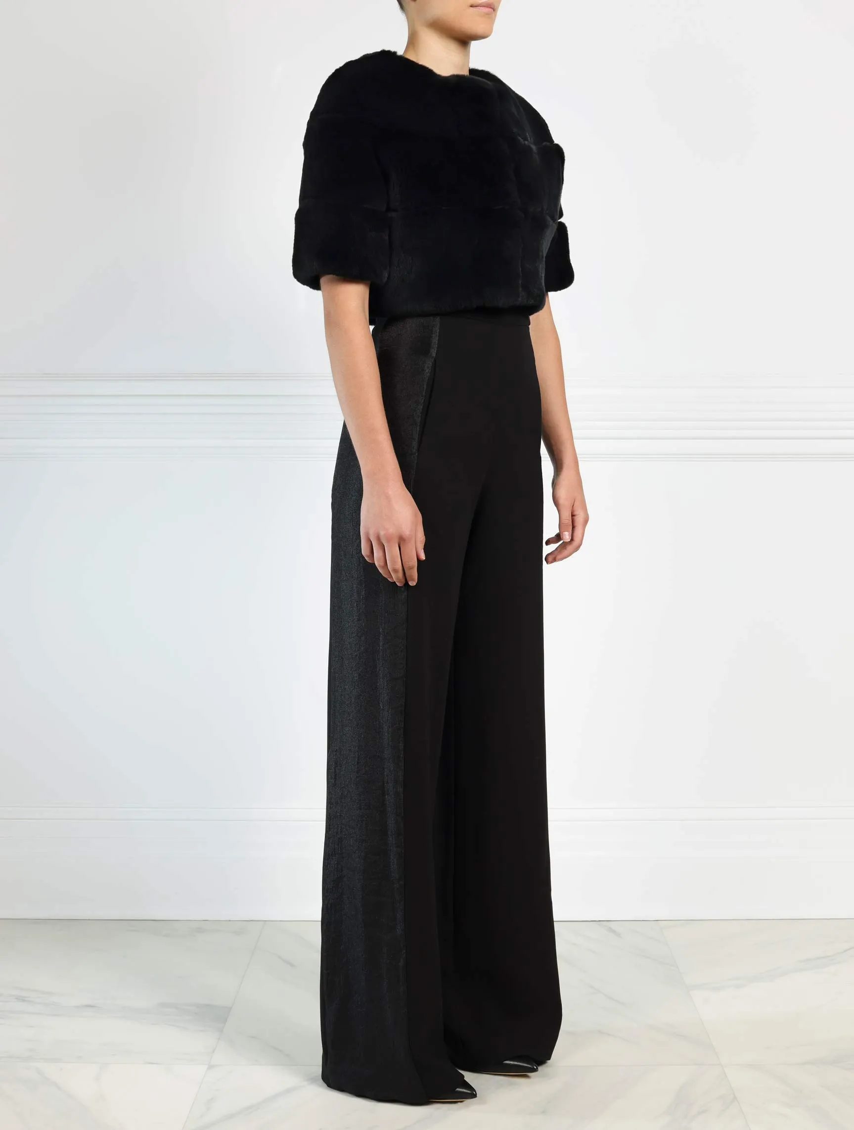 The Seagrass Fur Jacket sold by Pologeorgis product image thumbnail 2