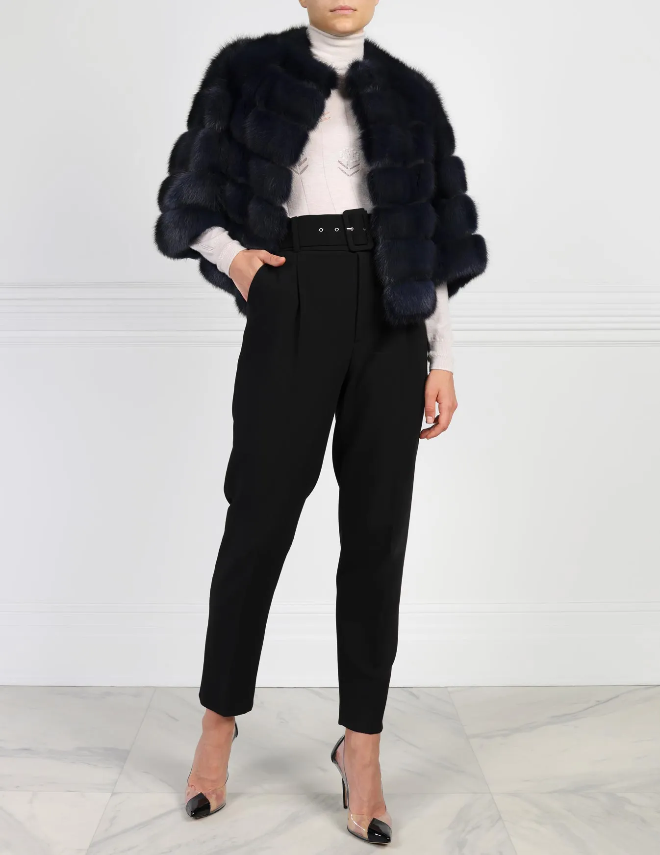 The Daphne Sable & Suede Fur Jacket sold by Pologeorgis product image thumbnail 5
