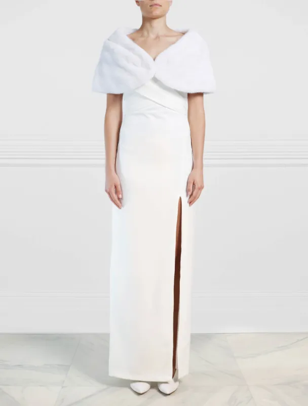 The Bridal Collection - The Layne Mink Fur Stole sold by Pologeorgis