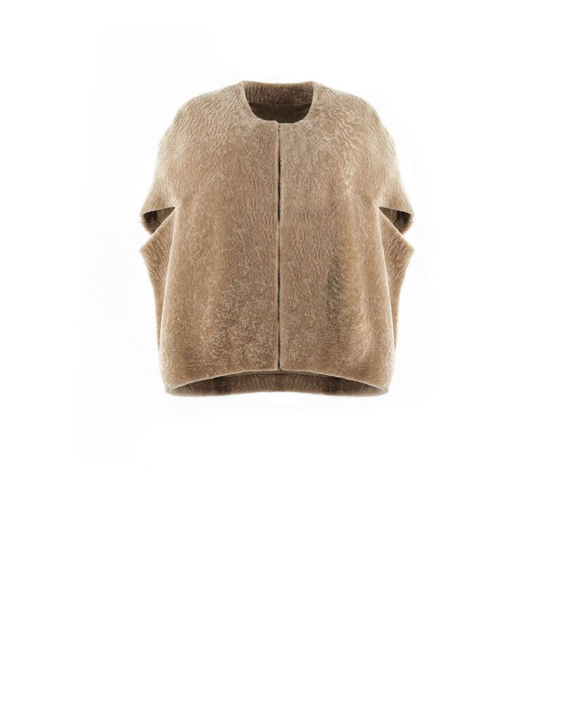 The Frannie Shearling Cocoon Vest sold by Pologeorgis product image thumbnail 14