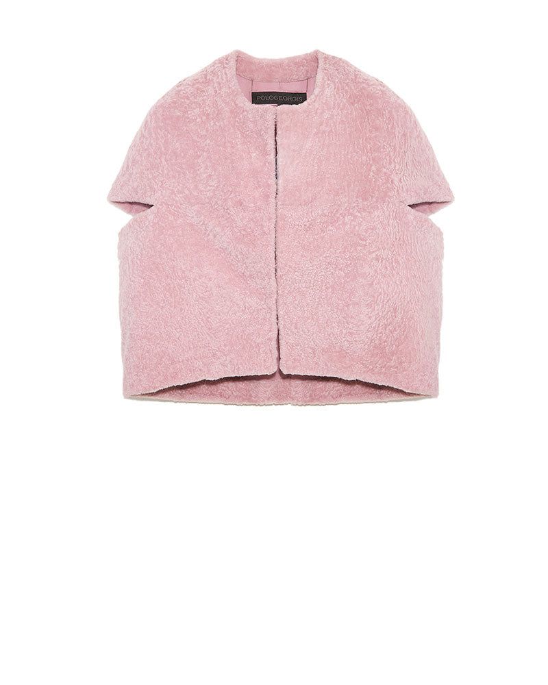 The Frannie Shearling Cocoon Vest sold by Pologeorgis product image thumbnail 16