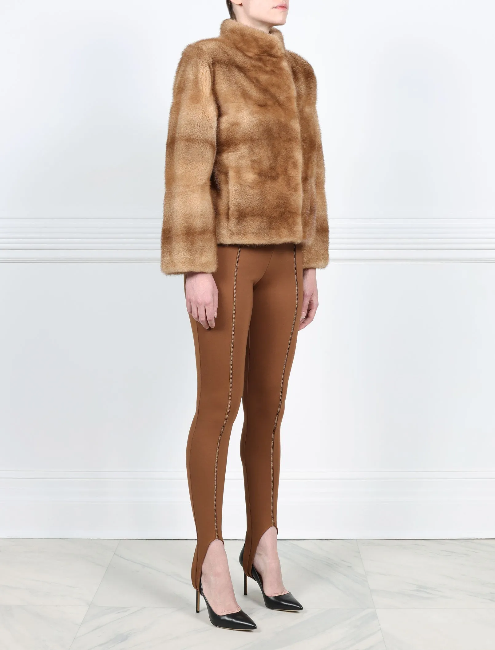 The Norah Mink Fur Jacket sold by Pologeorgis product image thumbnail 2
