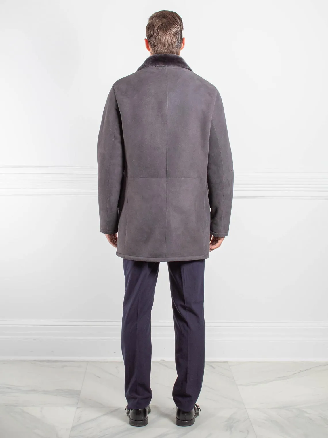 Mens Shearling Jacket sold by Pologeorgis product image thumbnail 3