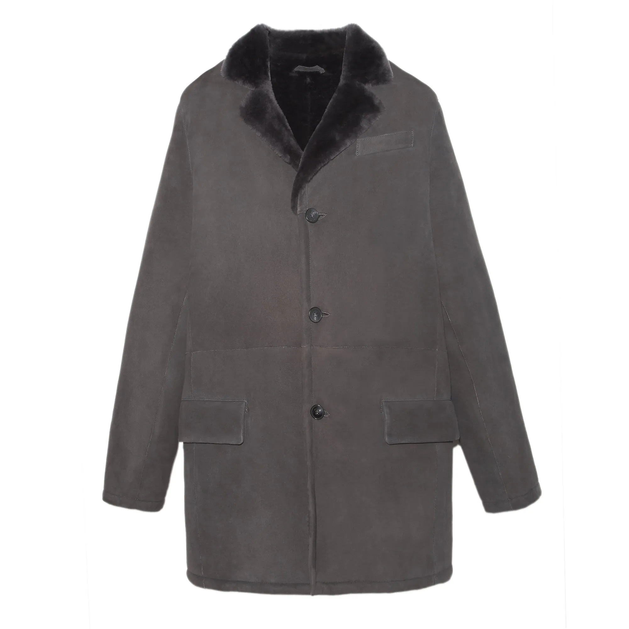 Mens Shearling Jacket sold by Pologeorgis product image thumbnail 4