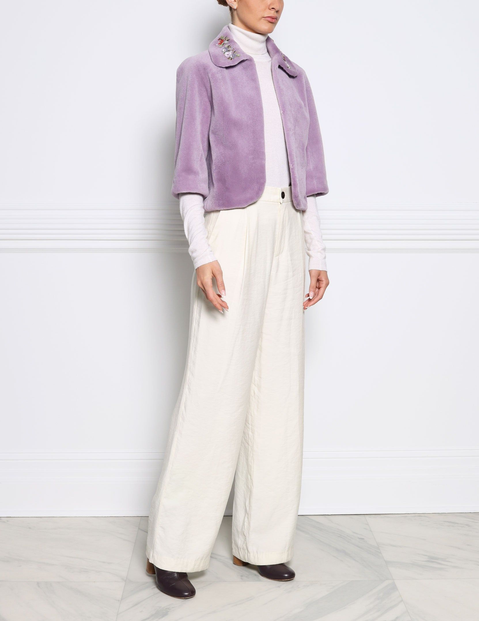 The Iris Sheared Mink Fur Jacket sold by Pologeorgis product image thumbnail 3