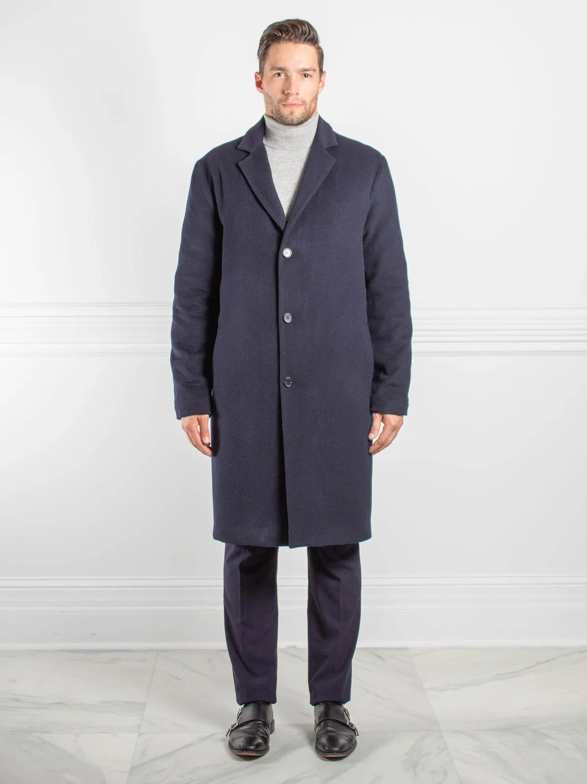 Mens Sheared Mink Cashmere Coat sold by Pologeorgis