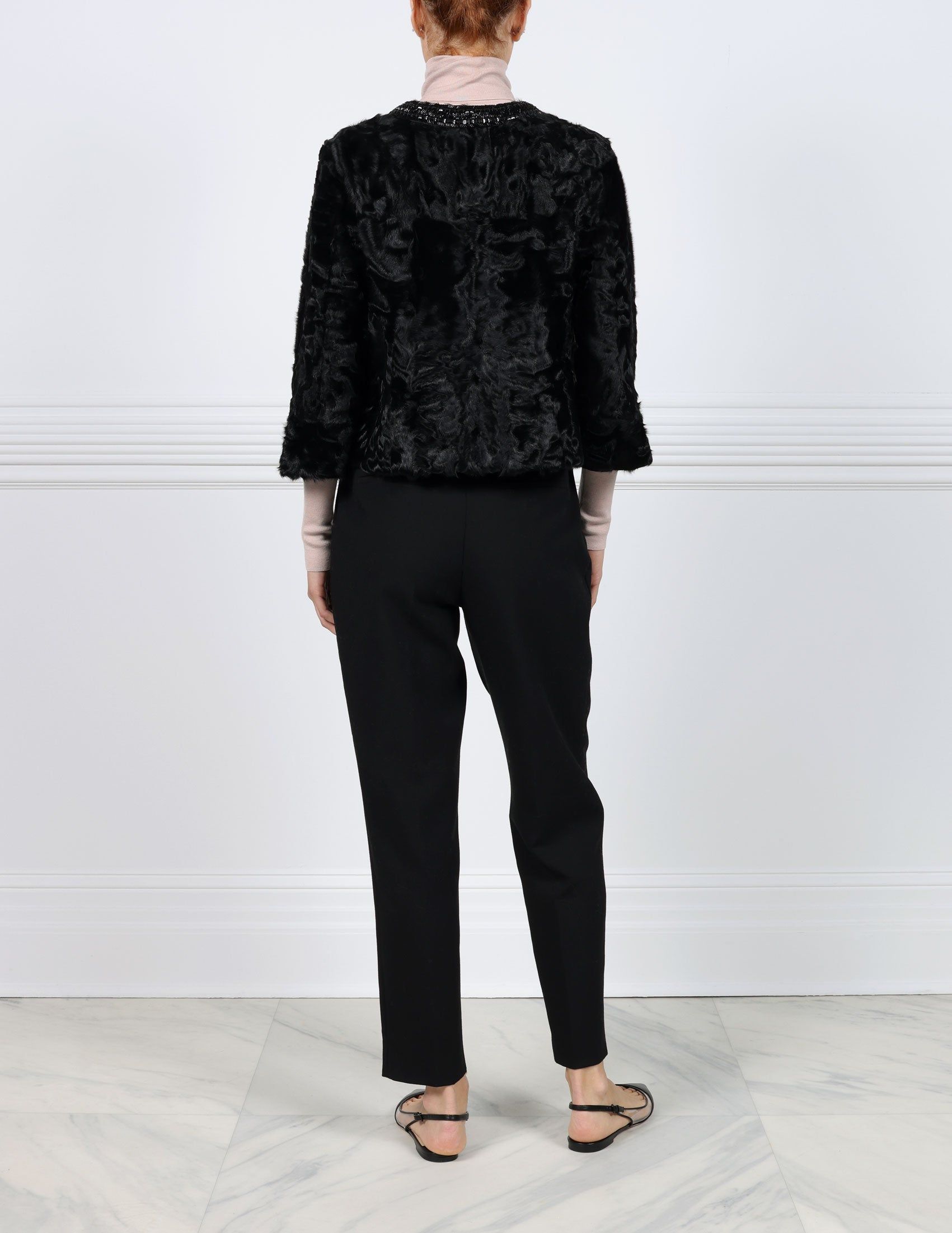 The Kaia Silky Lamb Jacket sold by Pologeorgis product image thumbnail 3