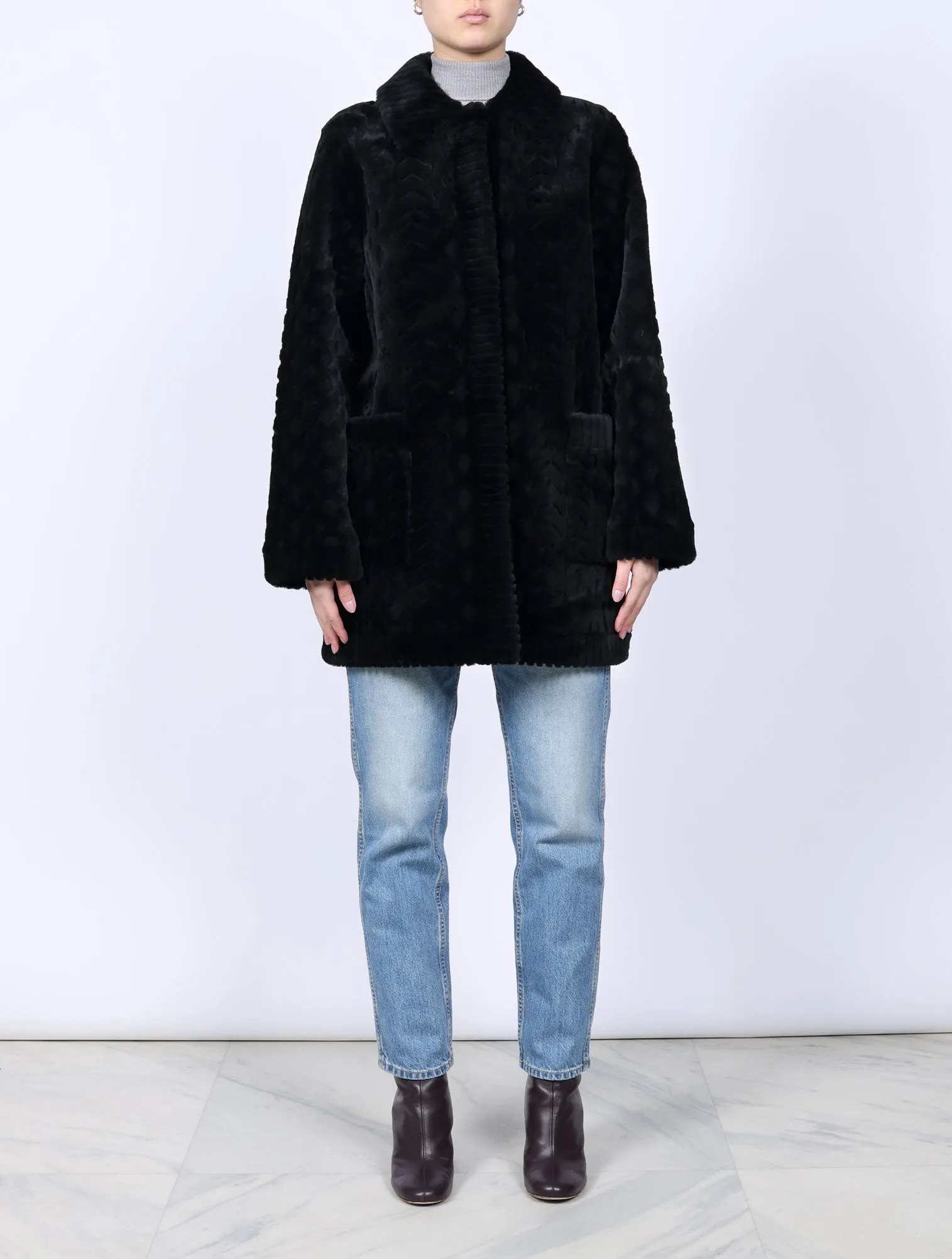 The Fisherman Shearling Coat sold by Pologeorgis product image thumbnail 2