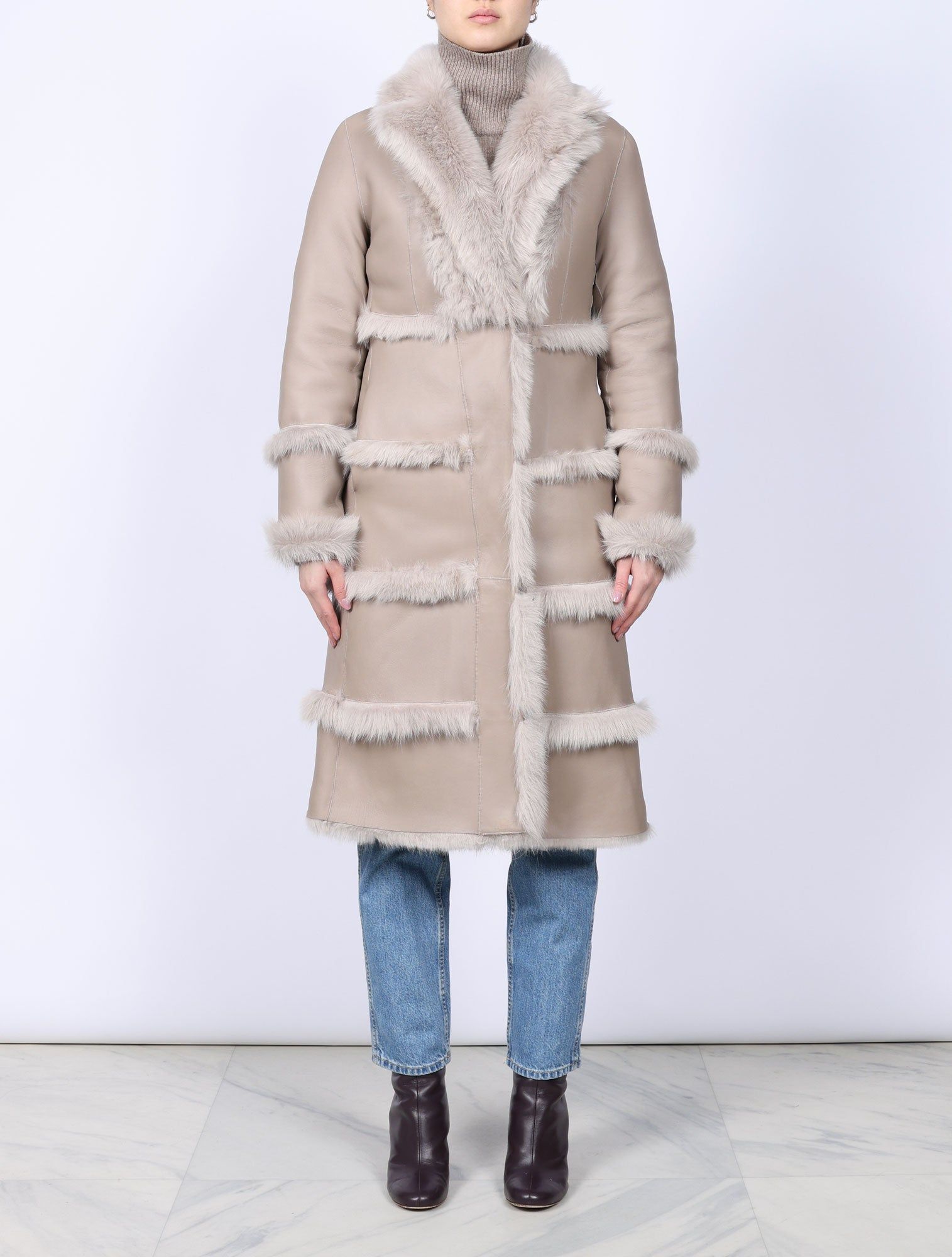 The Julia Toscana Shearling Coat sold by Pologeorgis product image thumbnail 3
