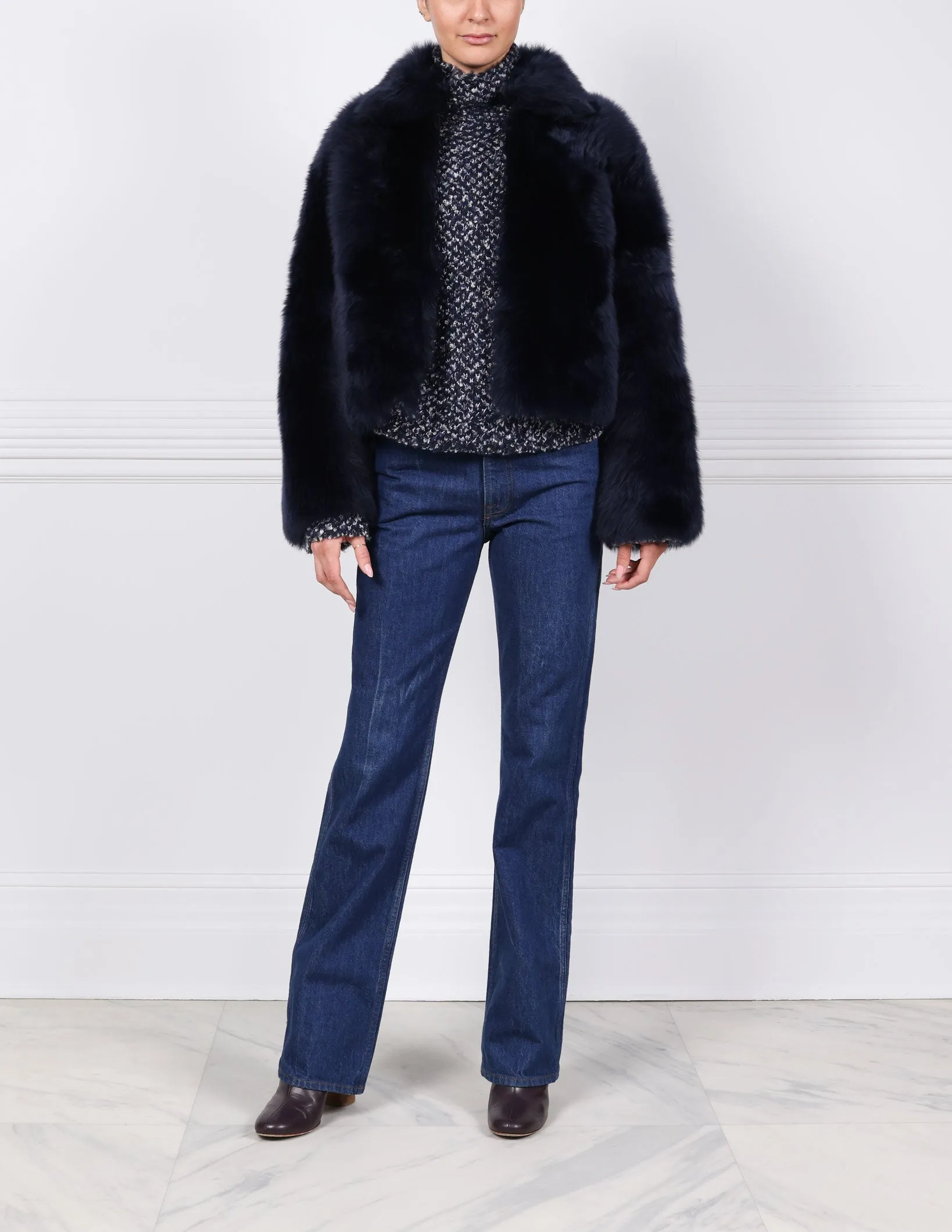 The Makenna Cashmere Shearling Jacket sold by Pologeorgis product image thumbnail 5