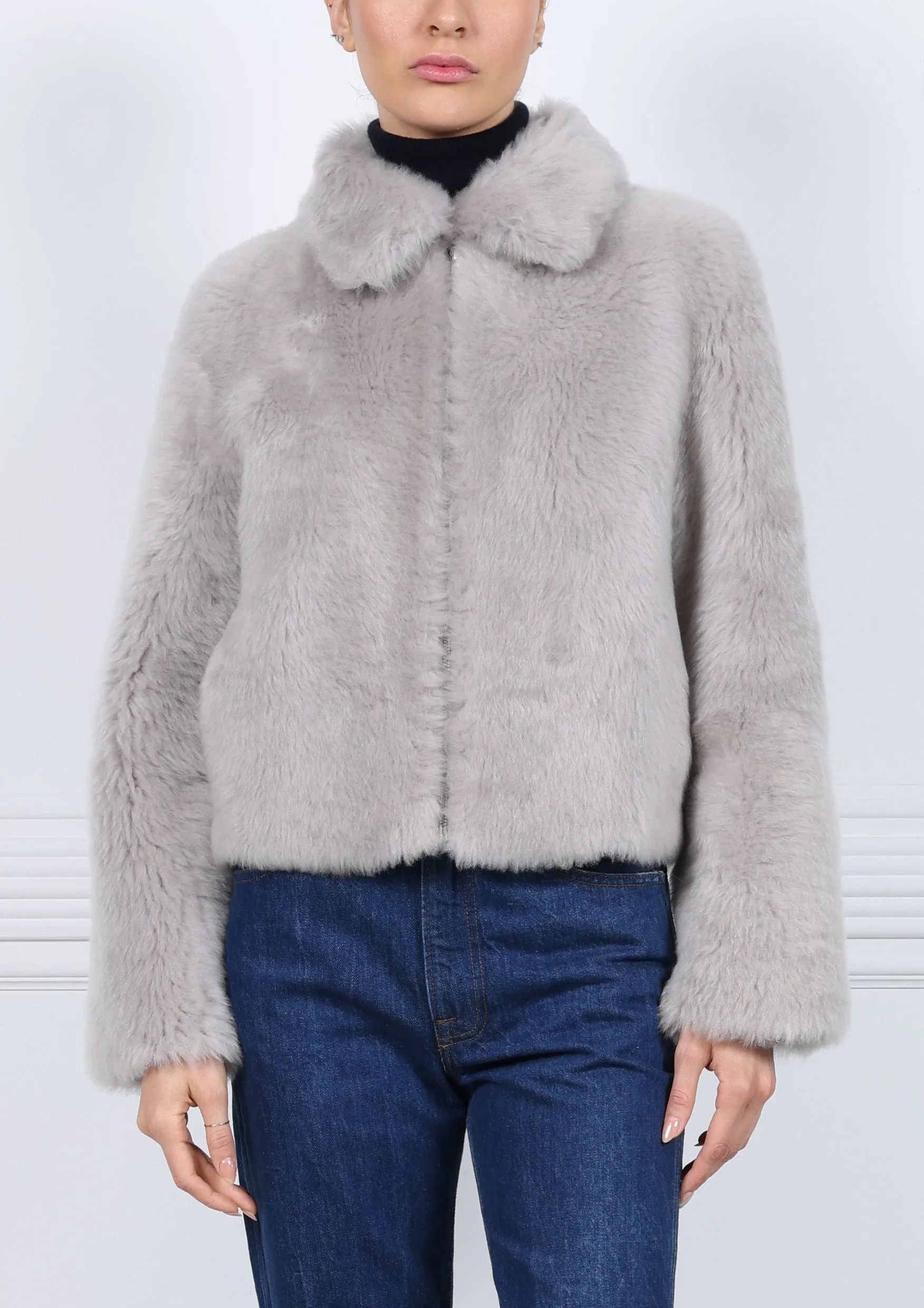 The Makenna Cashmere Shearling Jacket sold by Pologeorgis product image thumbnail 2