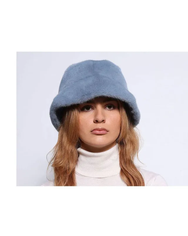 Mink Bucket Hat sold by Pologeorgis