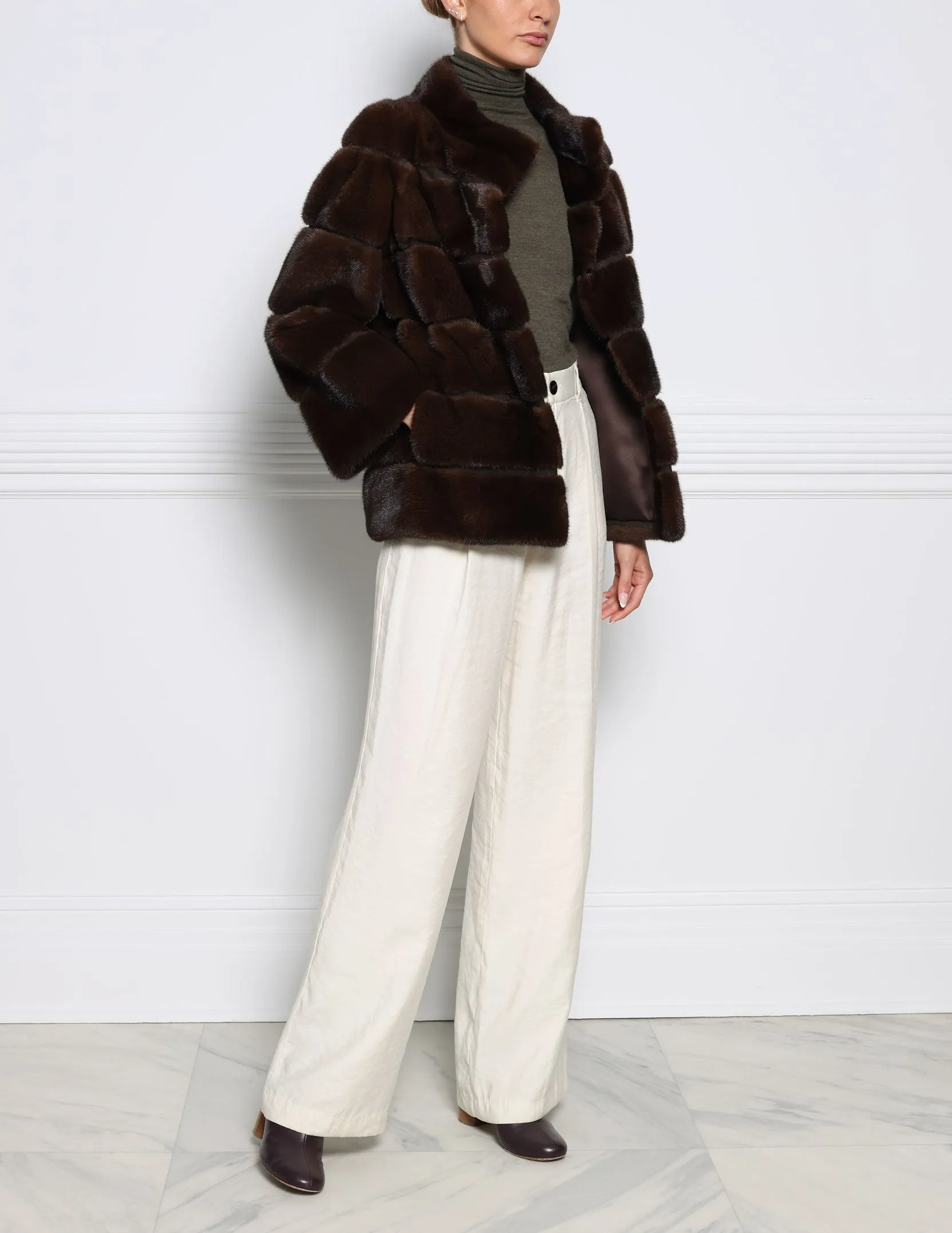 The Polly Mink Fur Jacket sold by Pologeorgis product image thumbnail 2