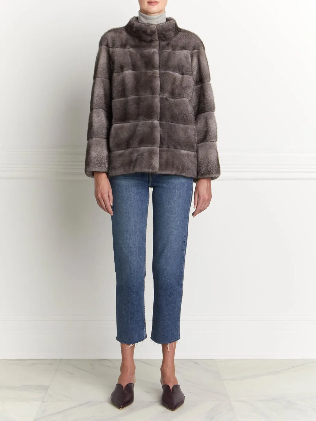 The Polly Mink Fur Jacket sold by Pologeorgis product image thumbnail 5