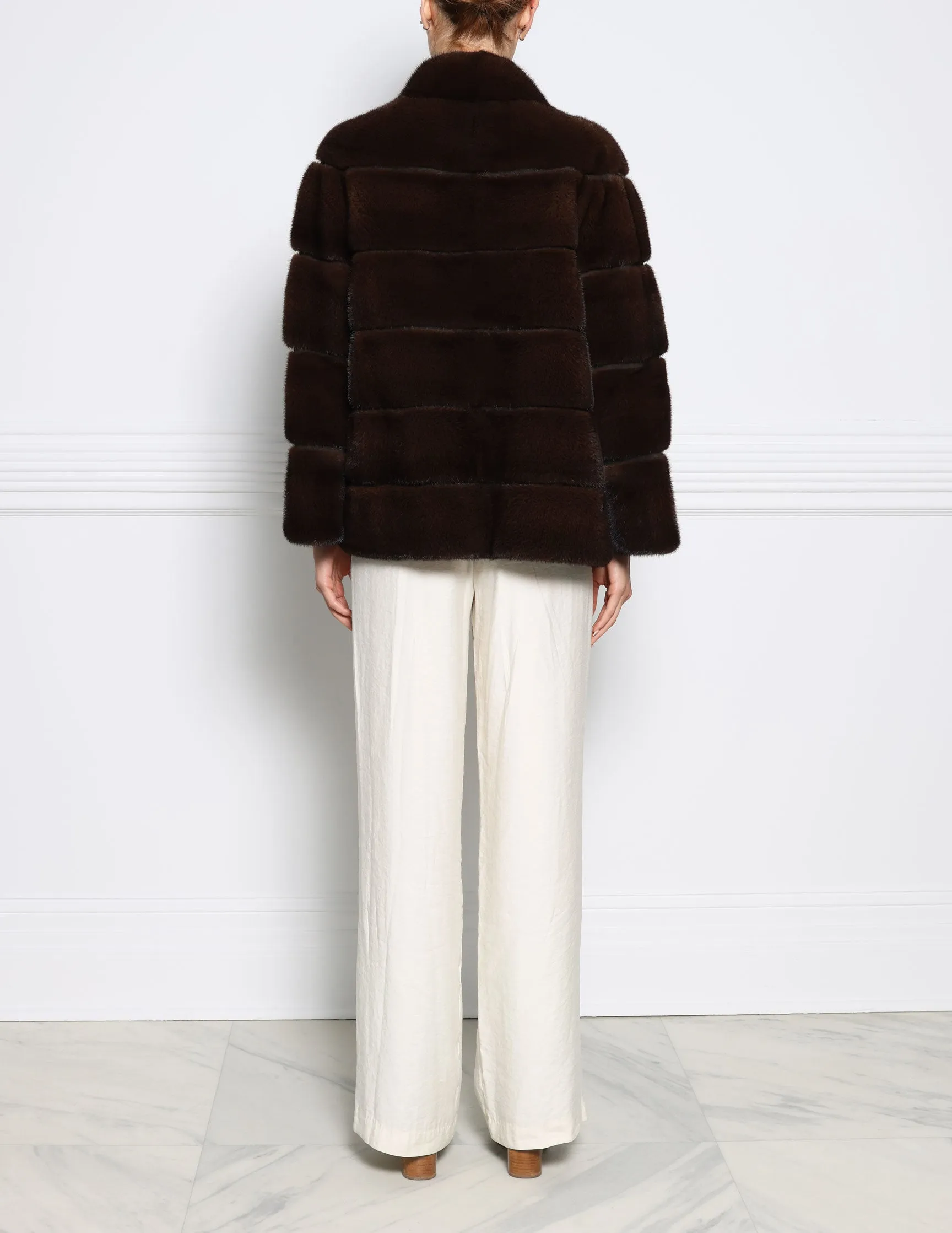 The Polly Mink Fur Jacket sold by Pologeorgis product image thumbnail 3
